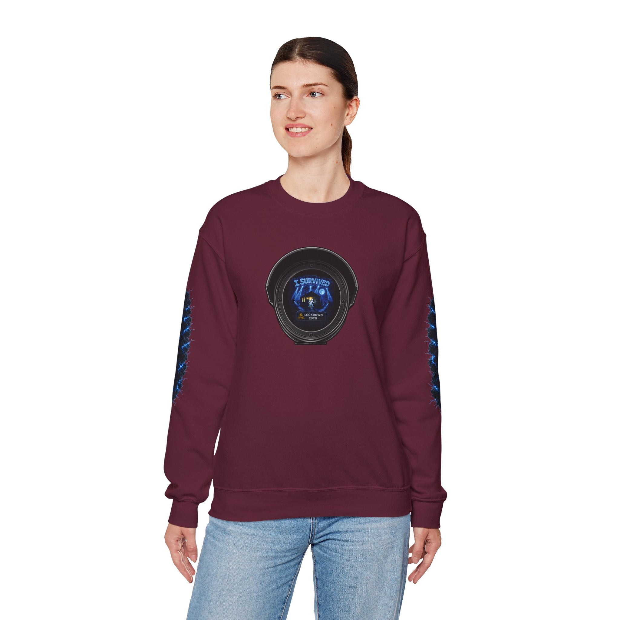 I Survived 2020 —  LOCKDOWN S3:E1: Director's Cut Special Edition "Quarantine" Unisex Heavy Blend™ Crewneck Sweatshirt