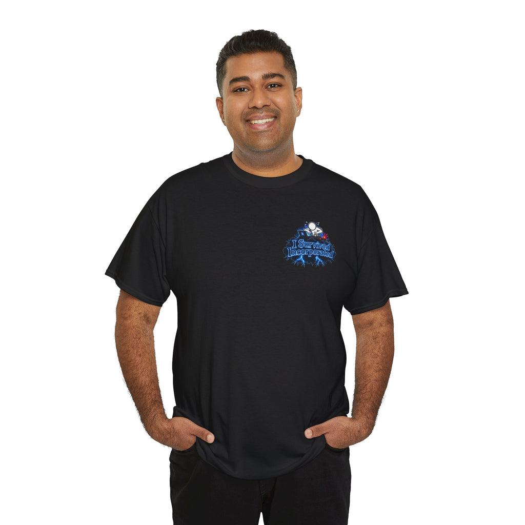 I Survived 2020 — "Please Stand By" Test Pattern Tee Lockdown Surveillance Edition Summer Exclusive Unisex Heavy Cotton Tee