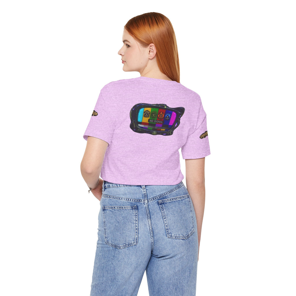I Survived 2020 — "No Signal" Test Pattern Tee Alien Broadcast Finale Summer Premiere Unisex Jersey Short Sleeve Tee