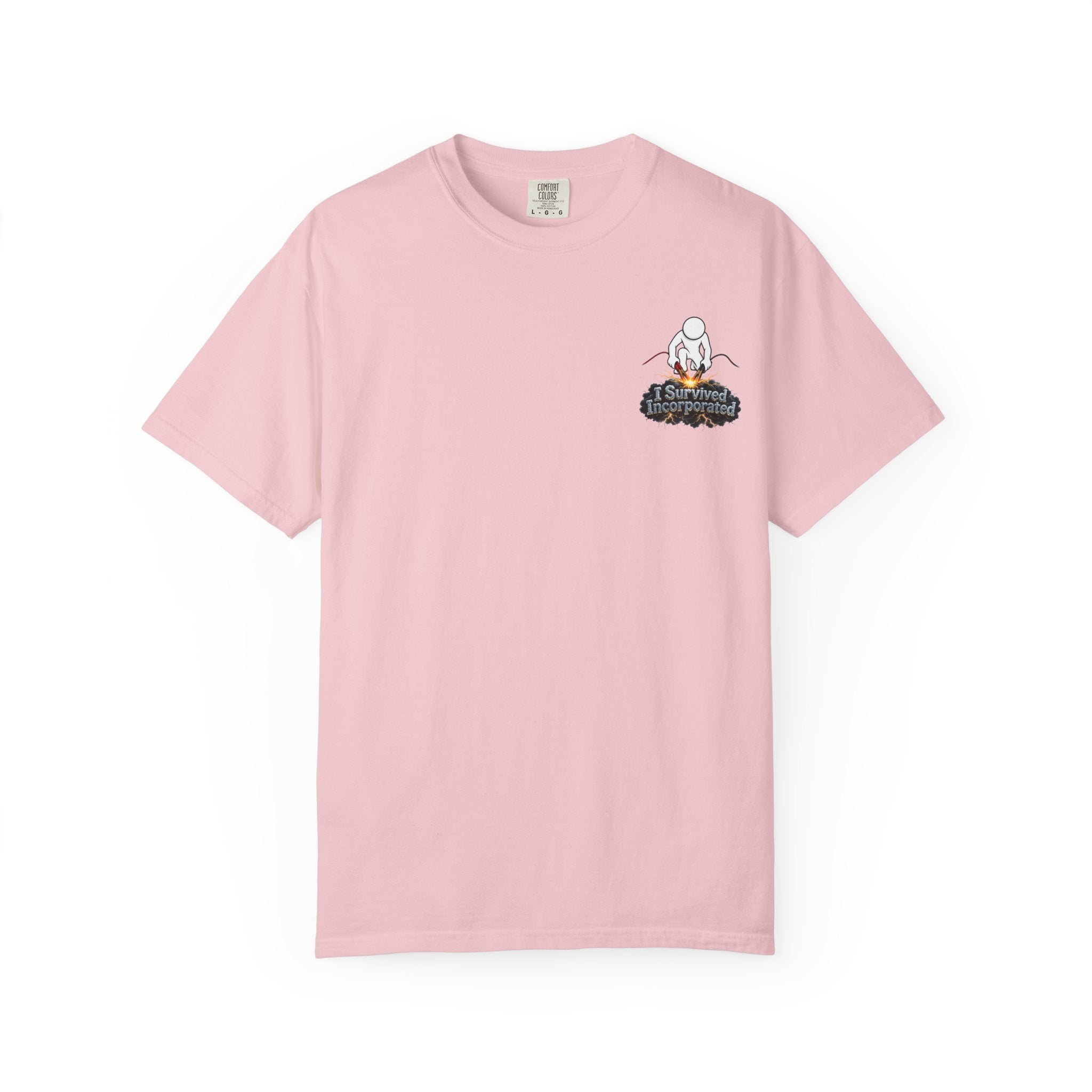 I Survived 2020 — "Please Stand By" Test Pattern Tee Summer Premier Unisex Garment-Dyed T-shirt