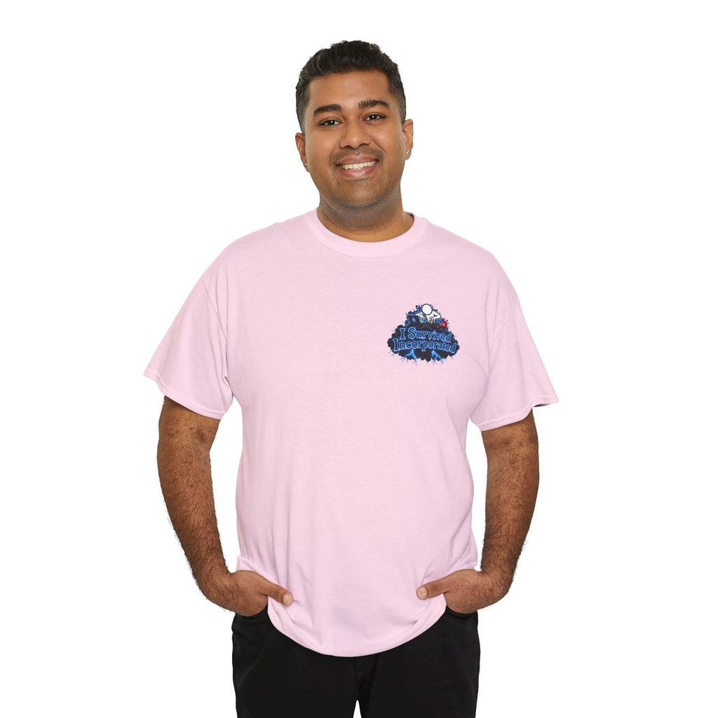 I Survived 2020 — "Please Stand By" Test Pattern Tee Lockdown Surveillance Edition Summer Exclusive Unisex Heavy Cotton Tee
