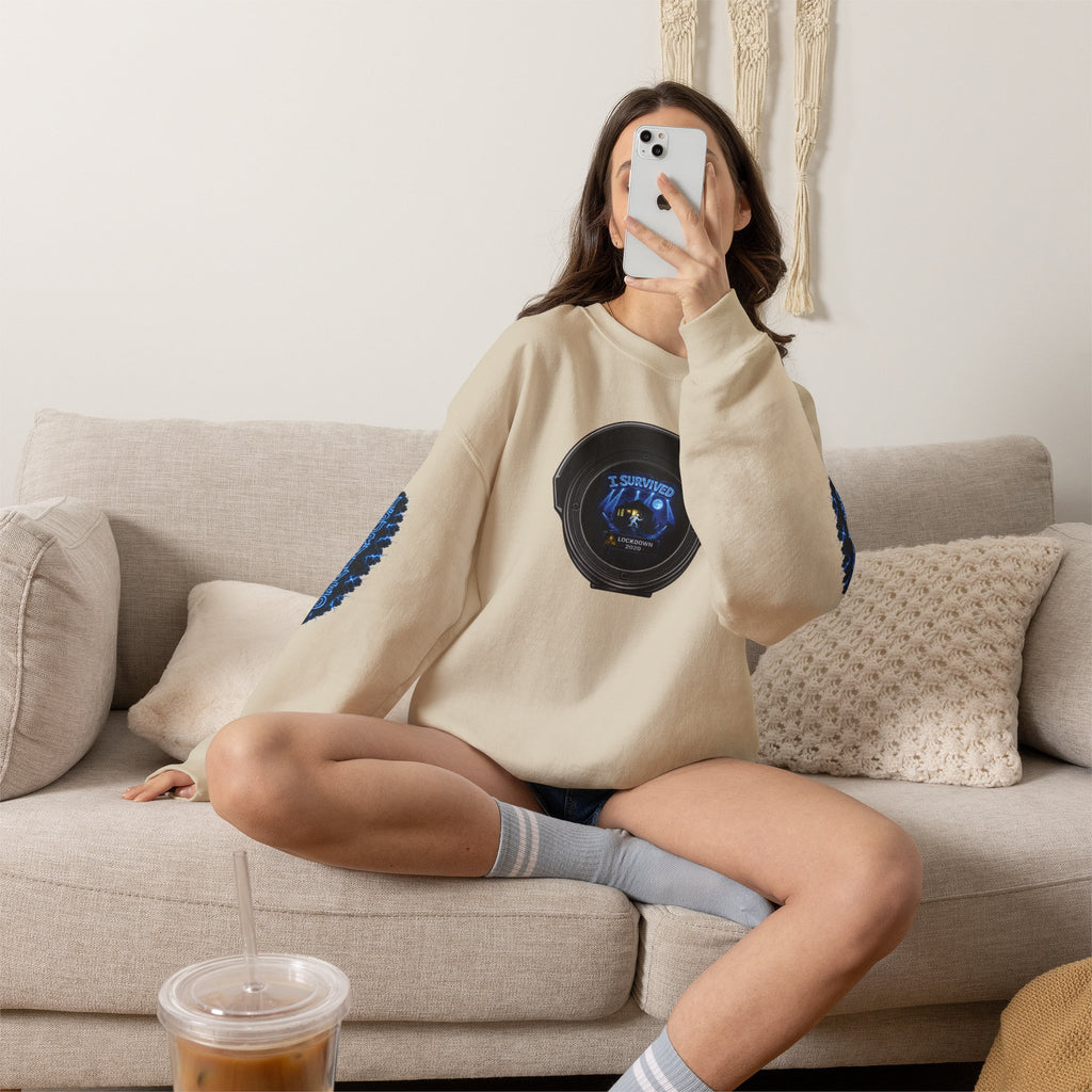 I Survived 2020 —  LOCKDOWN S3:E1: Director's Cut Special Edition "Quarantine" Unisex Heavy Blend™ Crewneck Sweatshirt