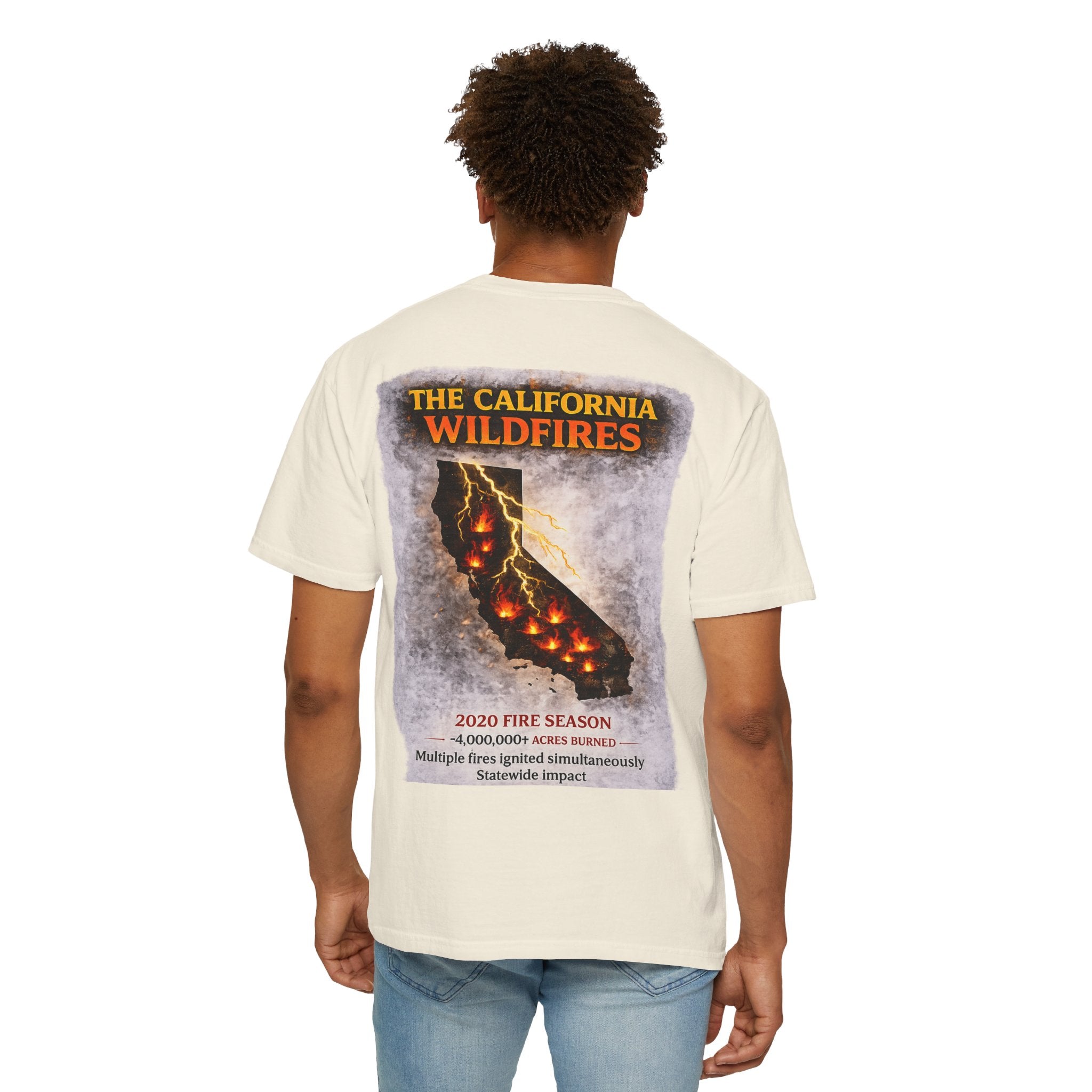 I Survived 2020 — WILDFIRES S2:E3: Director's Cut "The California Wildfires" Memorial Unisex Garment-Dyed T-shirt