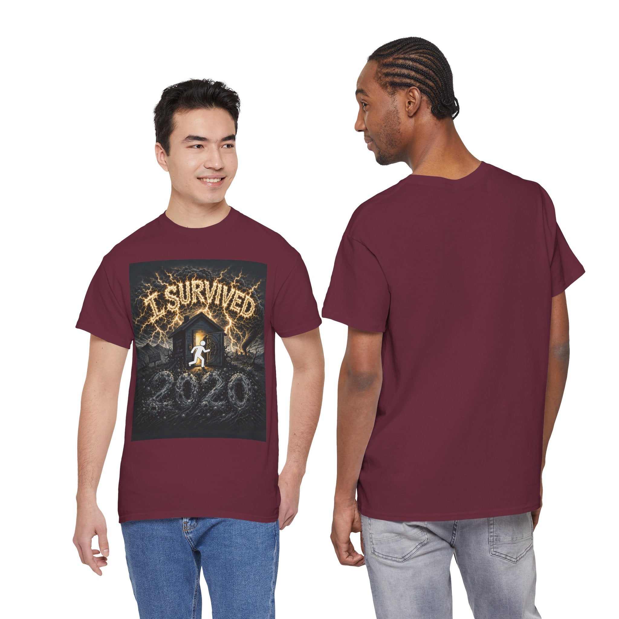 I Survived 2020 — Original PILOT Design Unisex Heavy Cotton Tee