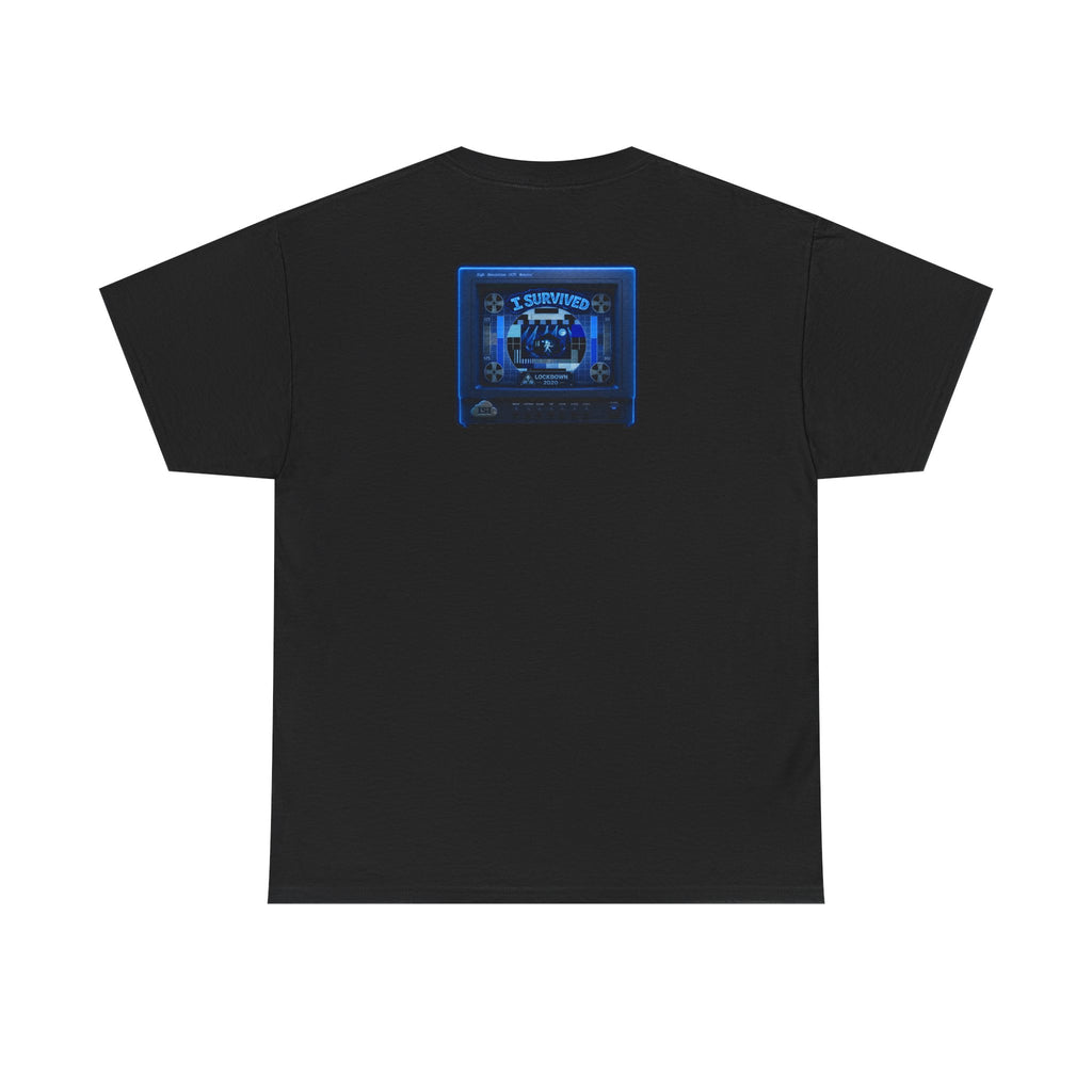 I Survived 2020 — "Please Stand By" Test Pattern Tee Lockdown Surveillance Edition Summer Exclusive Unisex Heavy Cotton Tee