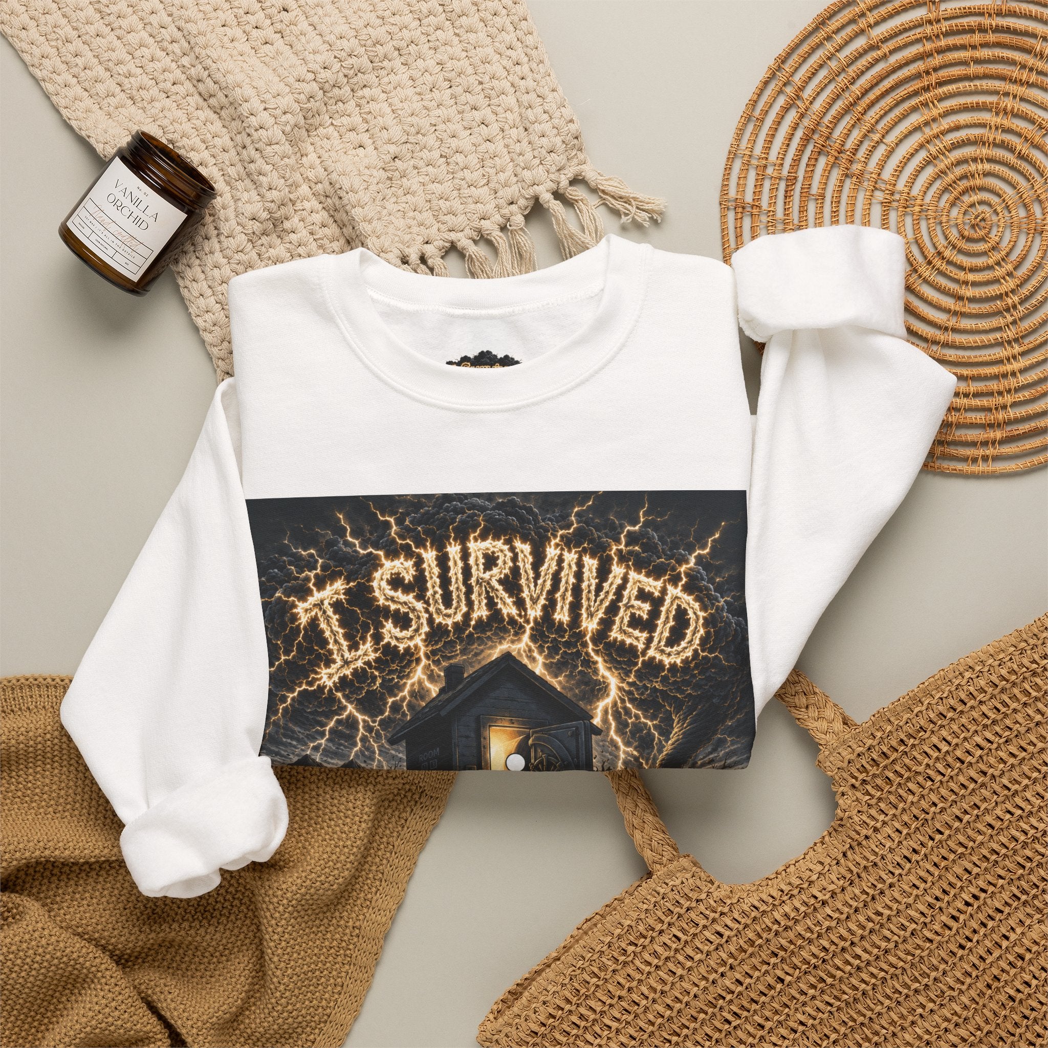 I Survived 2020 — Original PILOT Design: Special Edition Unisex Heavy Blend™ Crewneck Sweatshirt