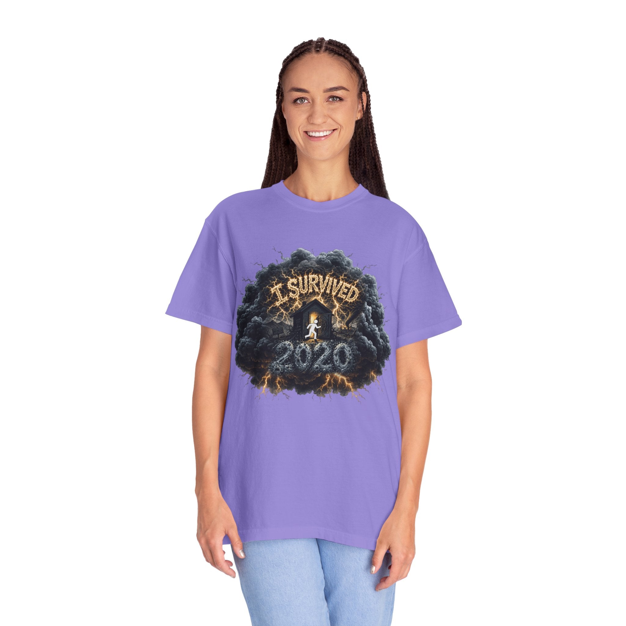 I Survived 2020 — Director's Cut Original Design Teaser Tee | Season 1 Premiere Drop Unisex Garment-Dyed T-shirt