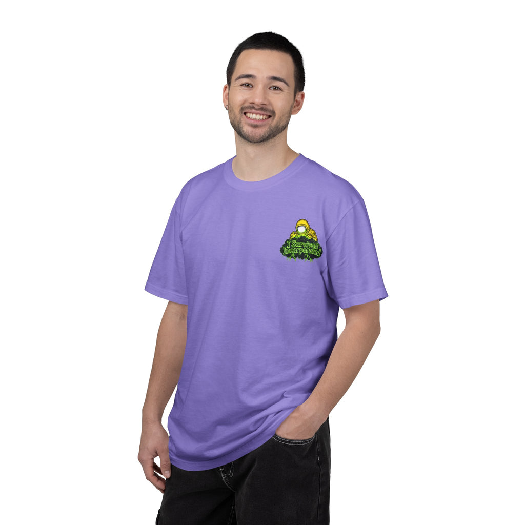 I Survived 2020 — "Please Stand By" Test Pattern Toxic Signal Tee Summer Premiere Unisex Garment-Dyed T-shirt