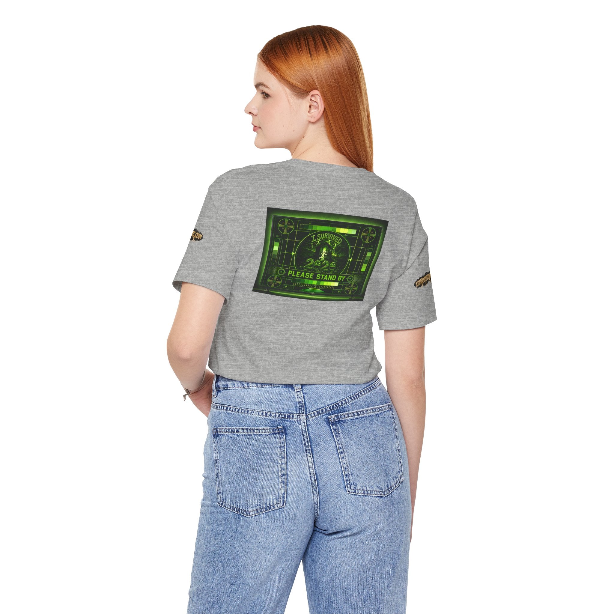 I Survived 2020 — "Please Stand By" Test Pattern Toxic Signal Tee Special Edition Summer Premiere Unisex Jersey Short Sleeve Tee