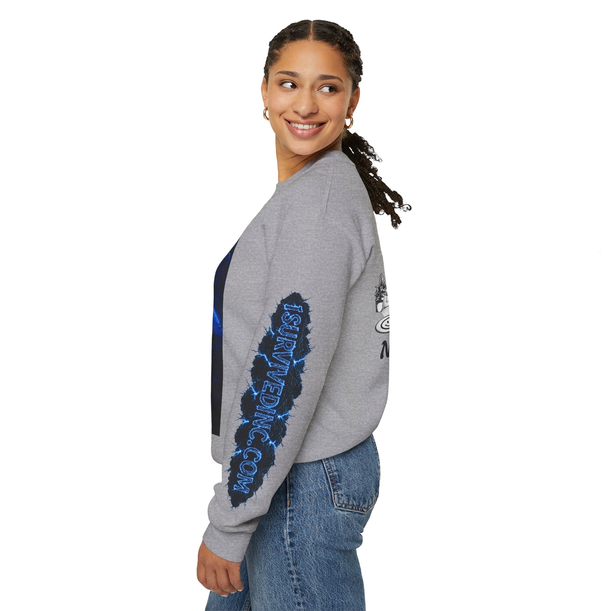 I Survived 2020 — LOCKDOWN S3:E4: "Working From Home" Unisex Heavy Blend™ Crewneck Sweatshirt