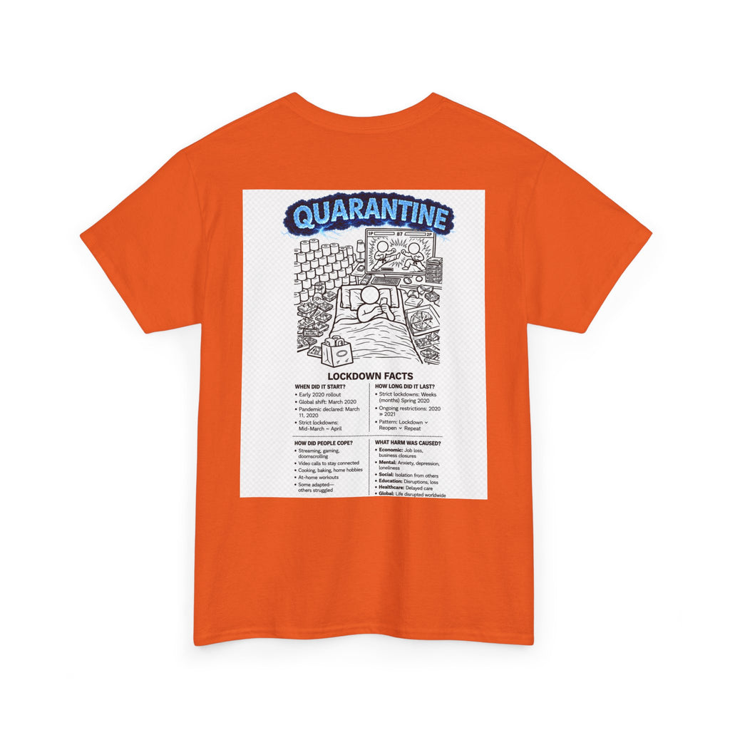 Copy of  I Survived 2020 — S3:E1 "Quarantine" | Lockdown Edition Documentary Unisex Heavy Cotton Tee