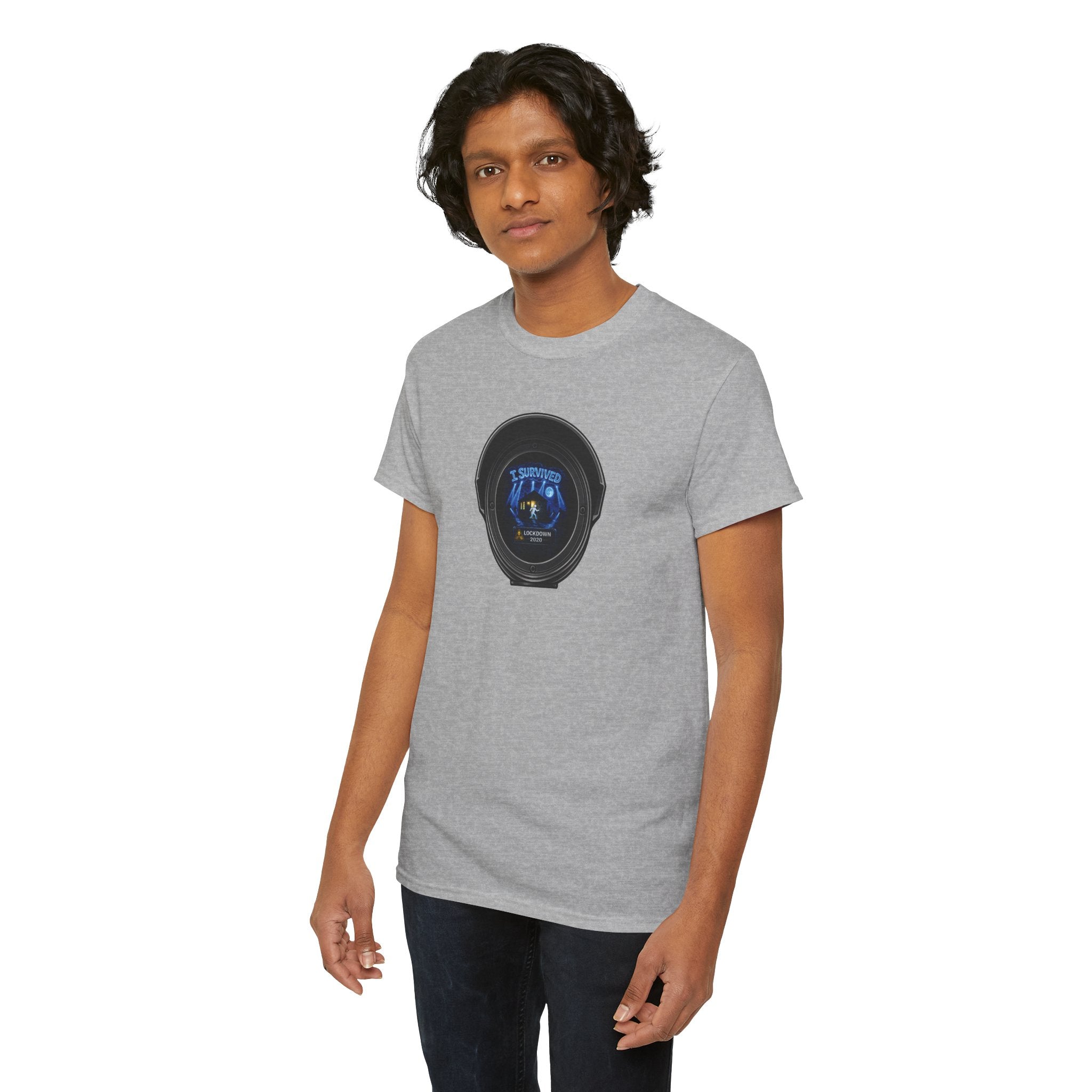 I Survived 2020 — LOCKDOWN S3:E1: Director's Cut "Quarantine" Unisex Heavy Cotton Tee