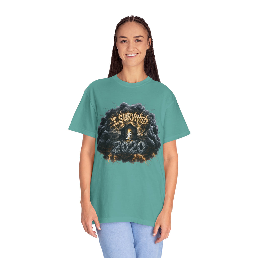 I Survived 2020 — Director's Cut Original Design Teaser Tee | Season 1 Premiere Drop Unisex Garment-Dyed T-shirt
