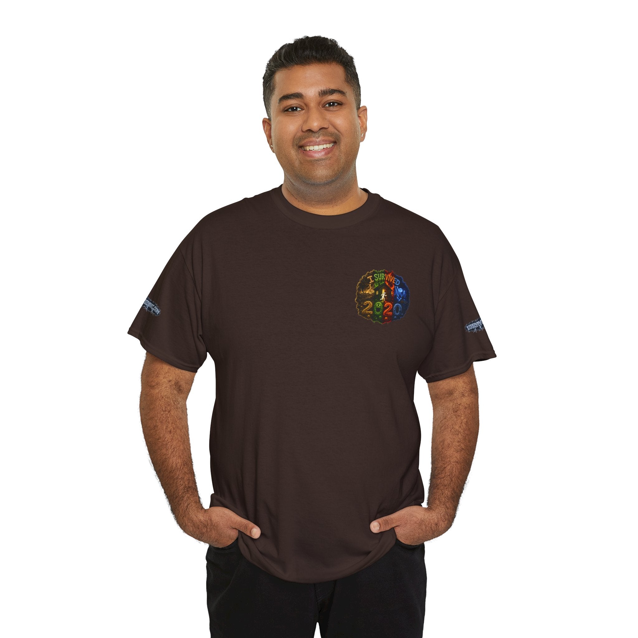 I Survived 2020 — "No Signal" Test Pattern Tee Alien Broadcast Finale Special Edition Summer Premiere Unisex Heavy Cotton Tee