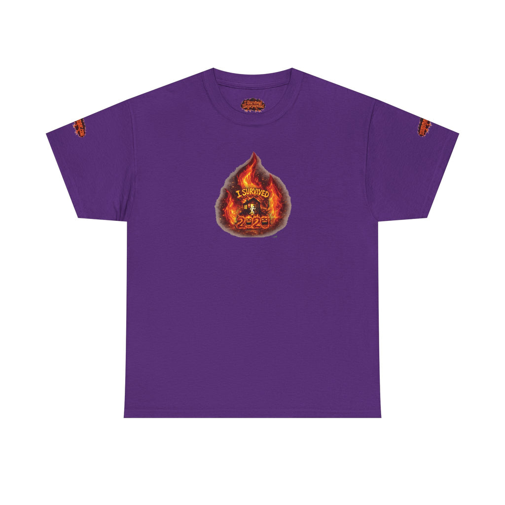 I Survived 2020 — WILDFIRES S2:E2: Director's Cut Special Edition "The Bobcat Fire" Memorial Unisex Heavy Cotton Tee