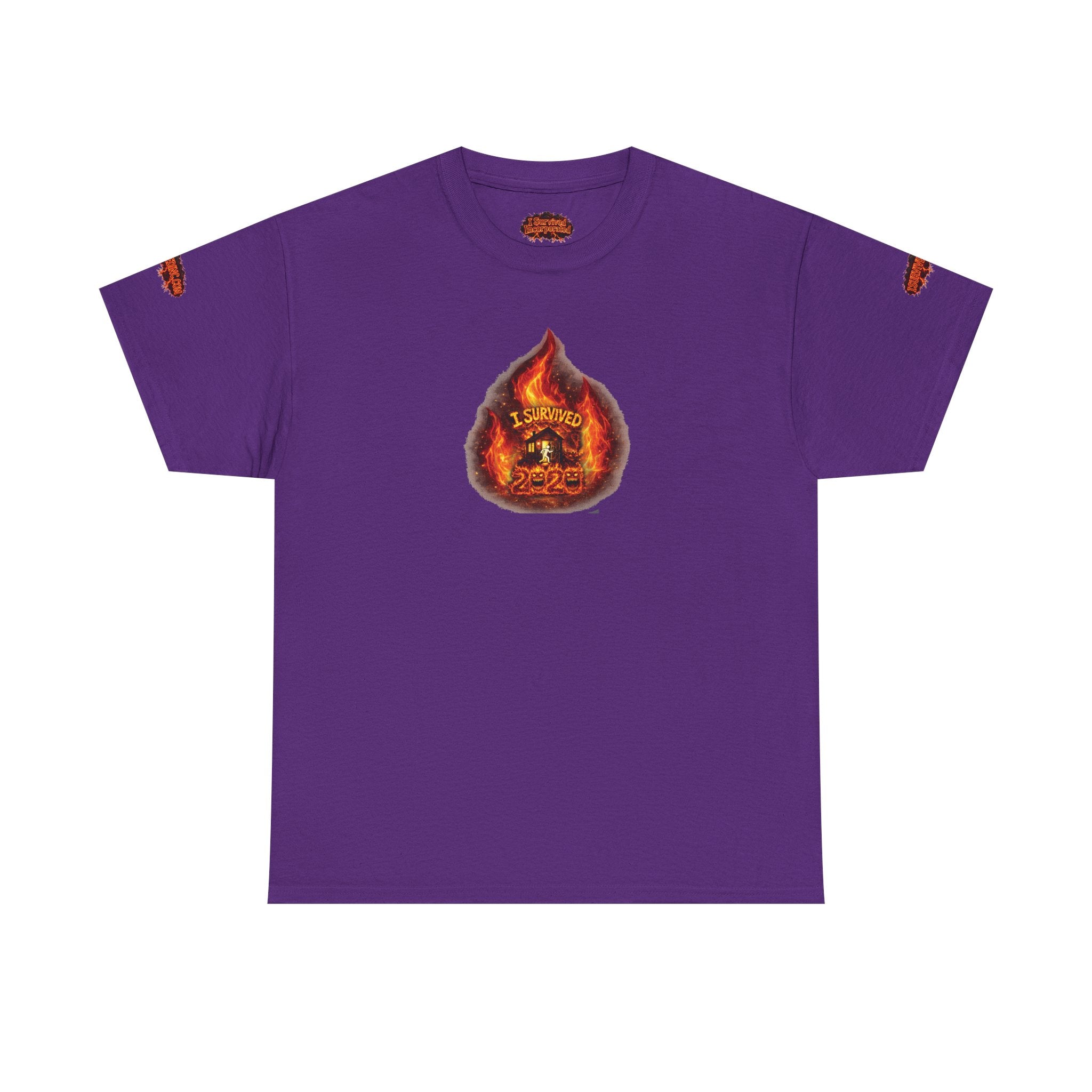I Survived 2020 — WILDFIRES S2:E2: Director's Cut Special Edition "The Bobcat Fire" Memorial Unisex Heavy Cotton Tee