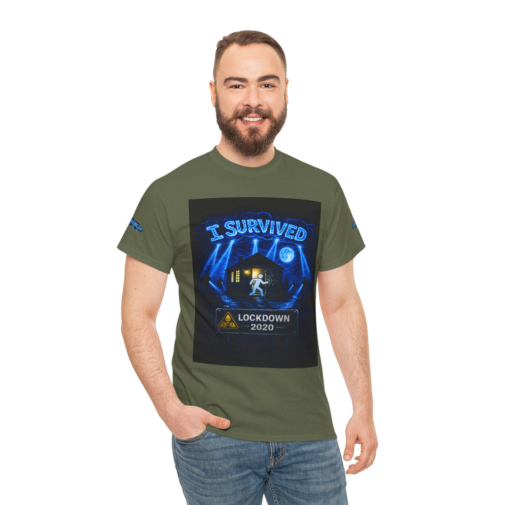 I Survived 2020 — S3:E2 "Dating Under Lockdown" | Lockdown Edition Documentary Unisex Heavy Cotton Tee (SPECIAL EDITION)