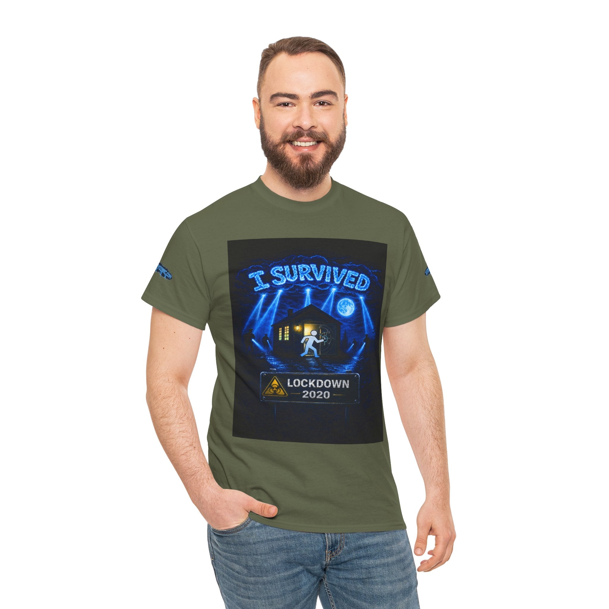 I Survived 2020 — S3:E2 "Dating Under Lockdown" | Lockdown Edition Documentary Unisex Heavy Cotton Tee (SPECIAL EDITION)