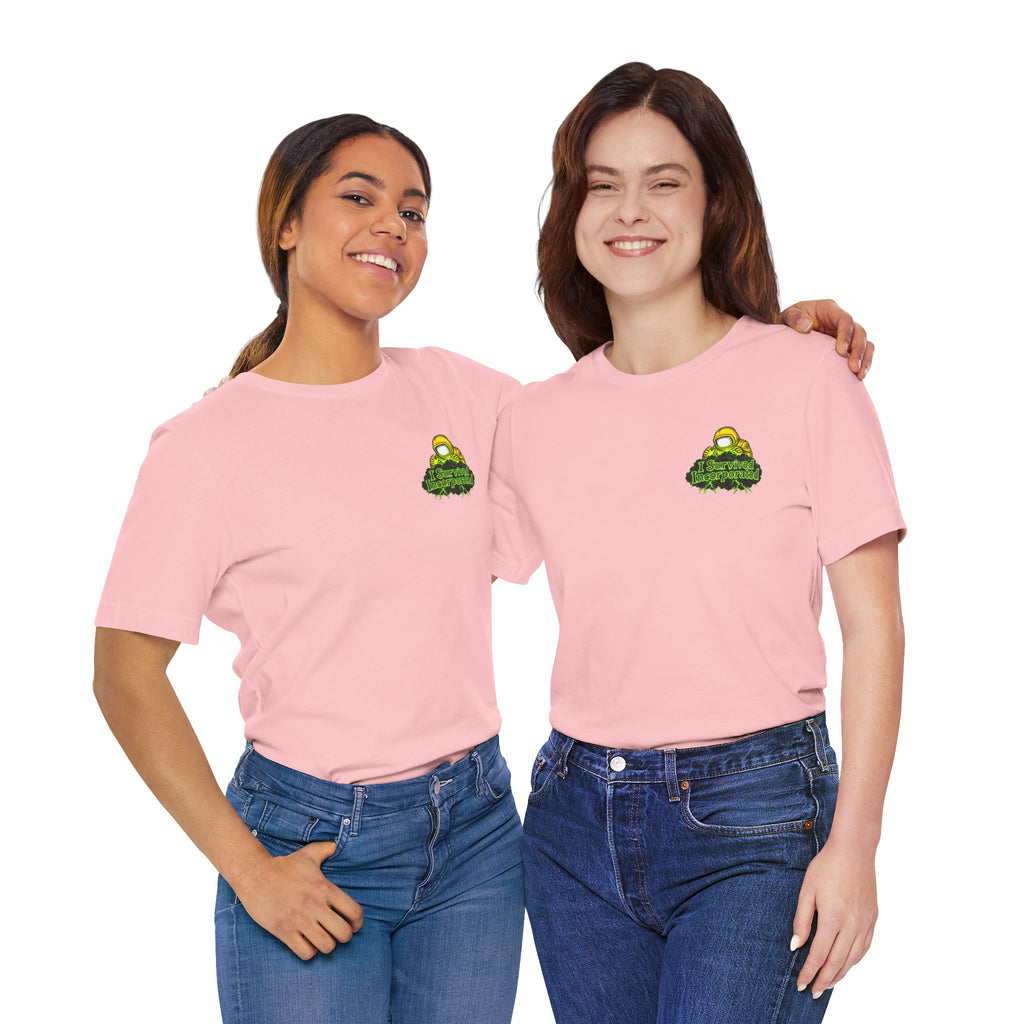 I Survived 2020 — "Please Stand By" Test Pattern Toxic Signal Tee Summer Premiere Unisex Jersey Short Sleeve Tee