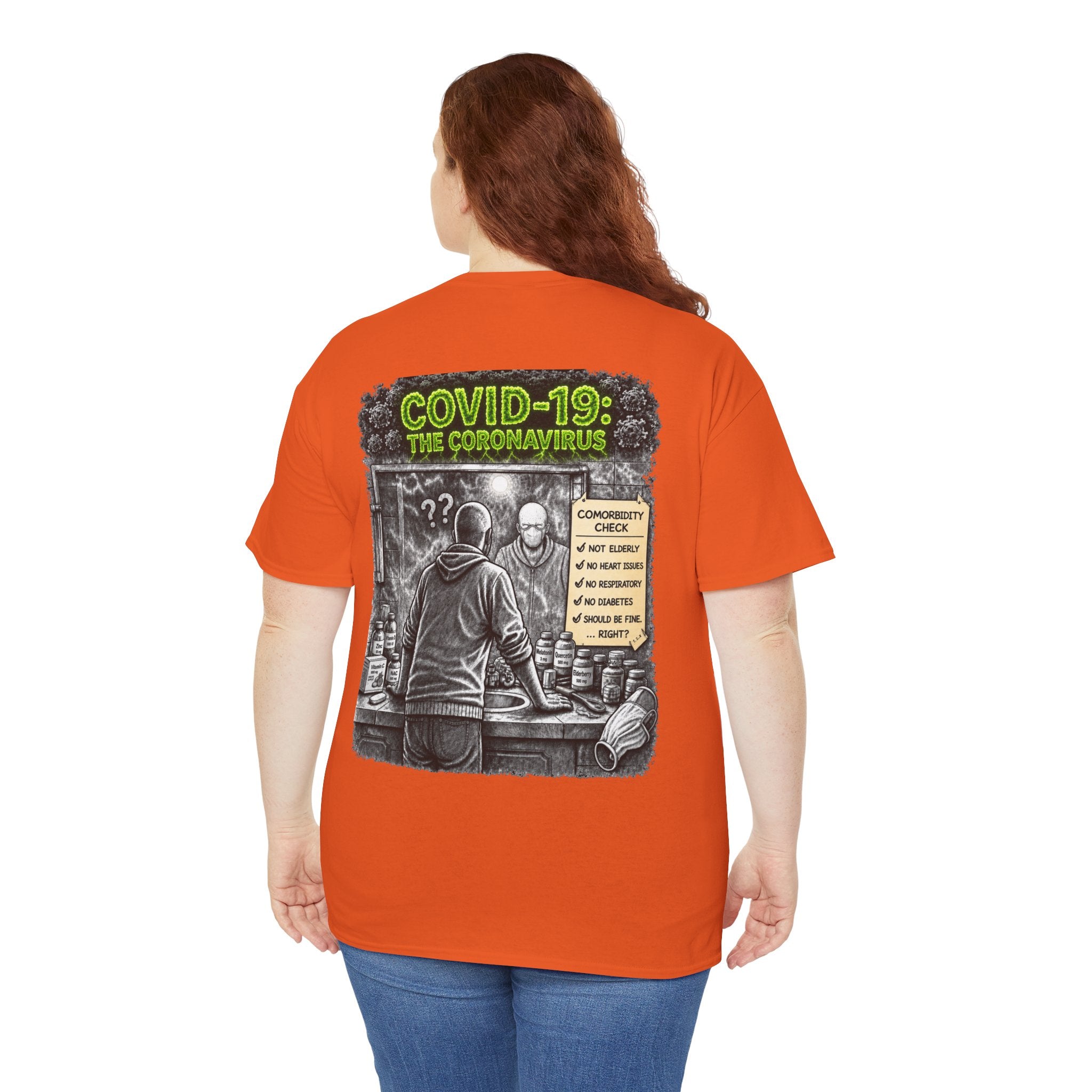 I Survived 2020 — Director's Cut S1:E1 "COVID-19: The Coronavirus" | Pandemic Edition Unisex Heavy Cotton Tee