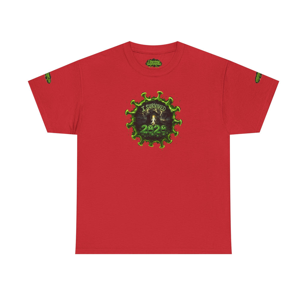 I Survived 2020 — PANDEMIC S1:E3: Director's Cut Special Edition "The Jab!" Unisex Heavy Cotton Tee