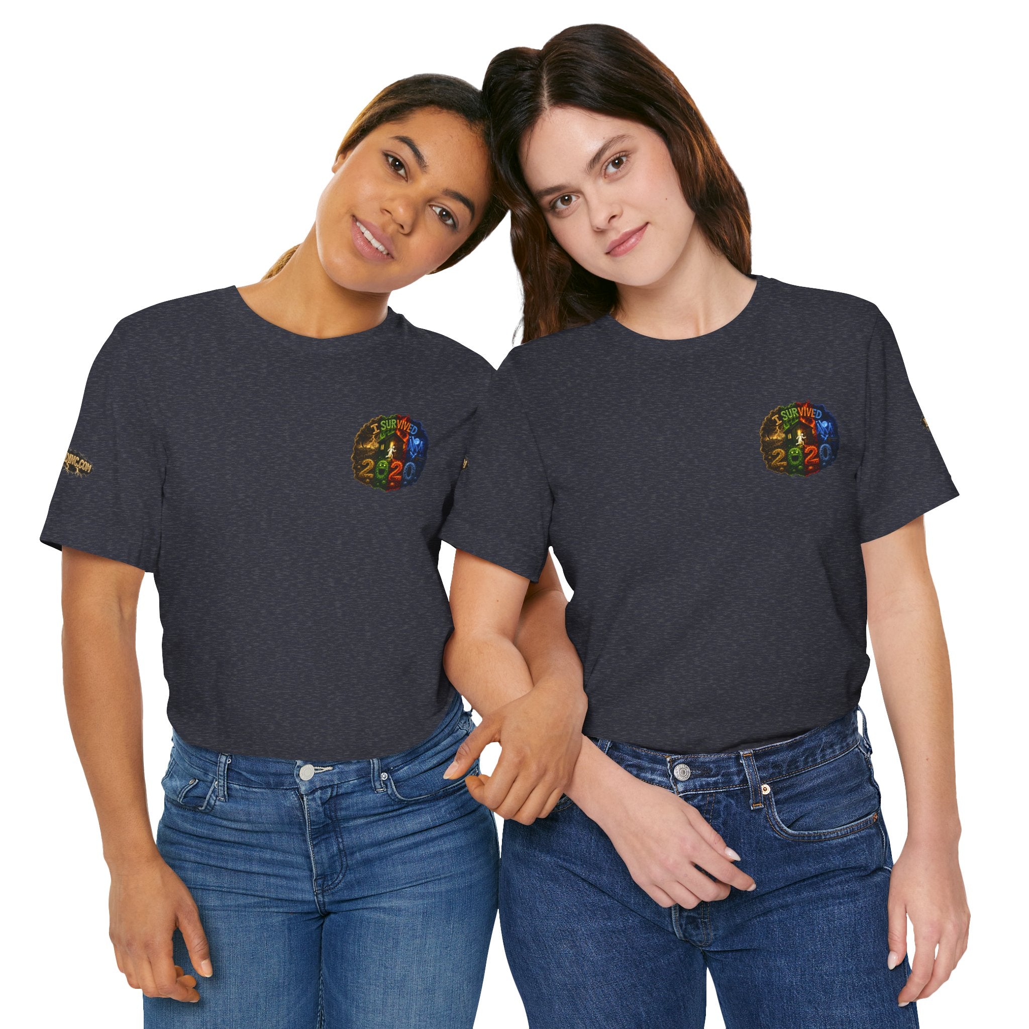 I Survived 2020 — "No Signal" Test Pattern Tee Alien Broadcast Finale Summer Premiere Unisex Jersey Short Sleeve Tee
