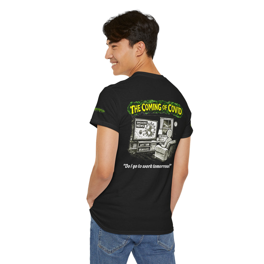 I Survived 2020 — PANDEMIC S1:E2: Director's Cut Special Edition "The Coming of COVID" Unisex Heavy Cotton Tee