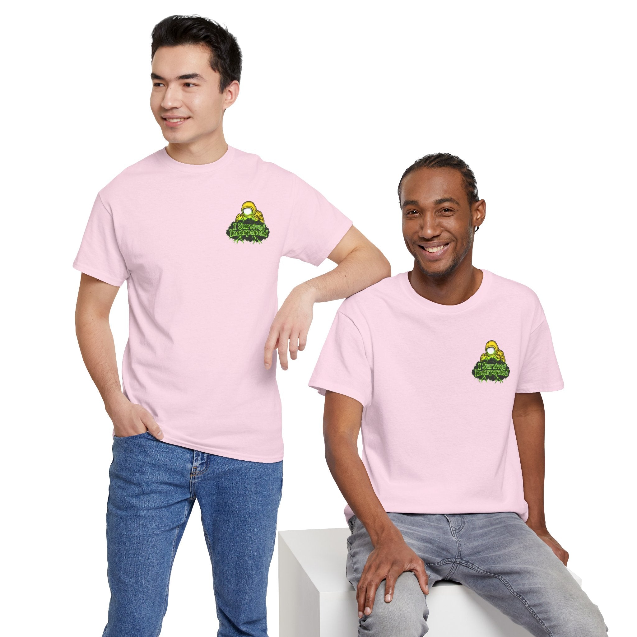 I Survived 2020 — "Please Stand By" Test Pattern Toxic Signal Tee Summer Premiere Unisex Heavy Cotton Tee