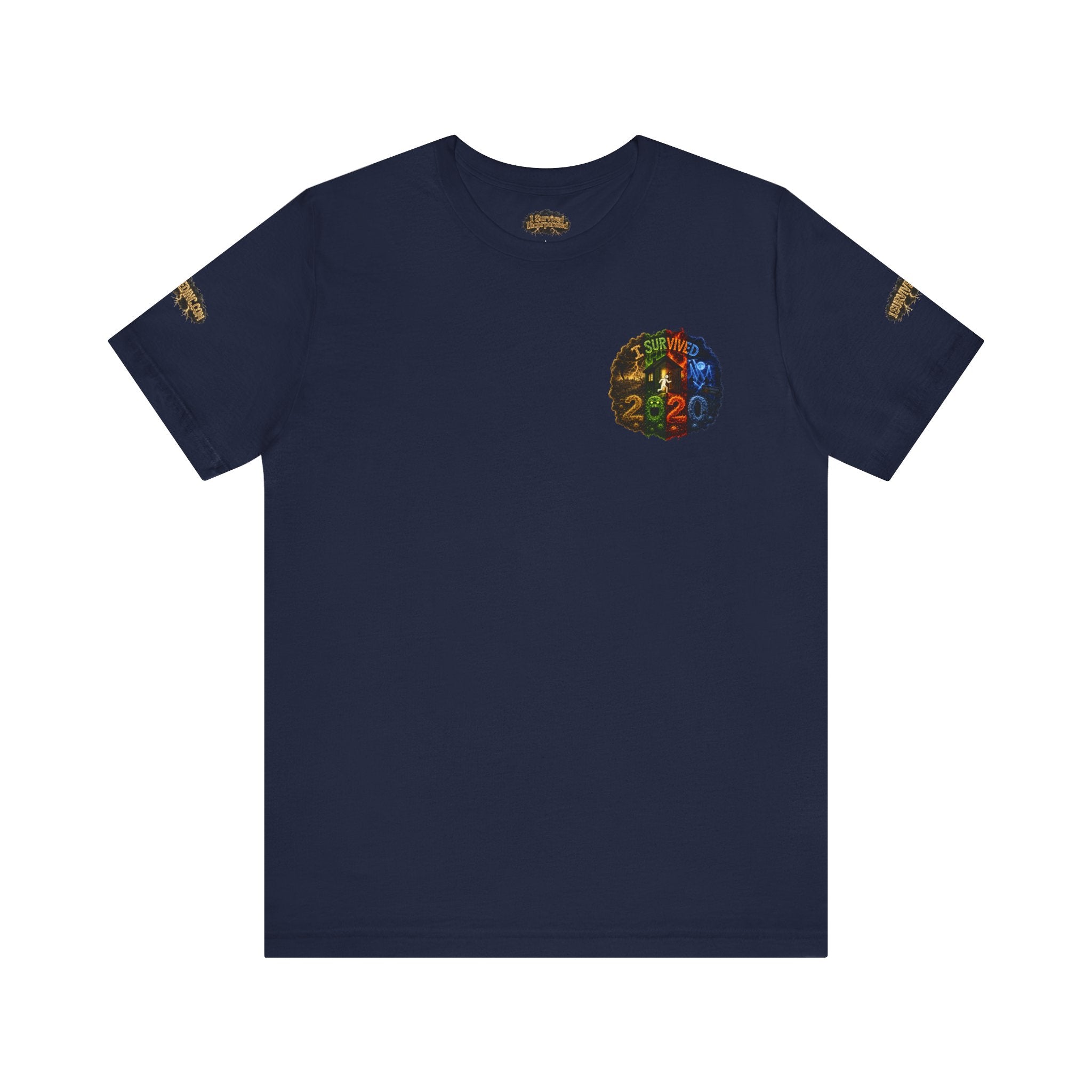 I Survived 2020 — "No Signal" Test Pattern Tee Alien Broadcast Finale Summer Premiere Unisex Jersey Short Sleeve Tee