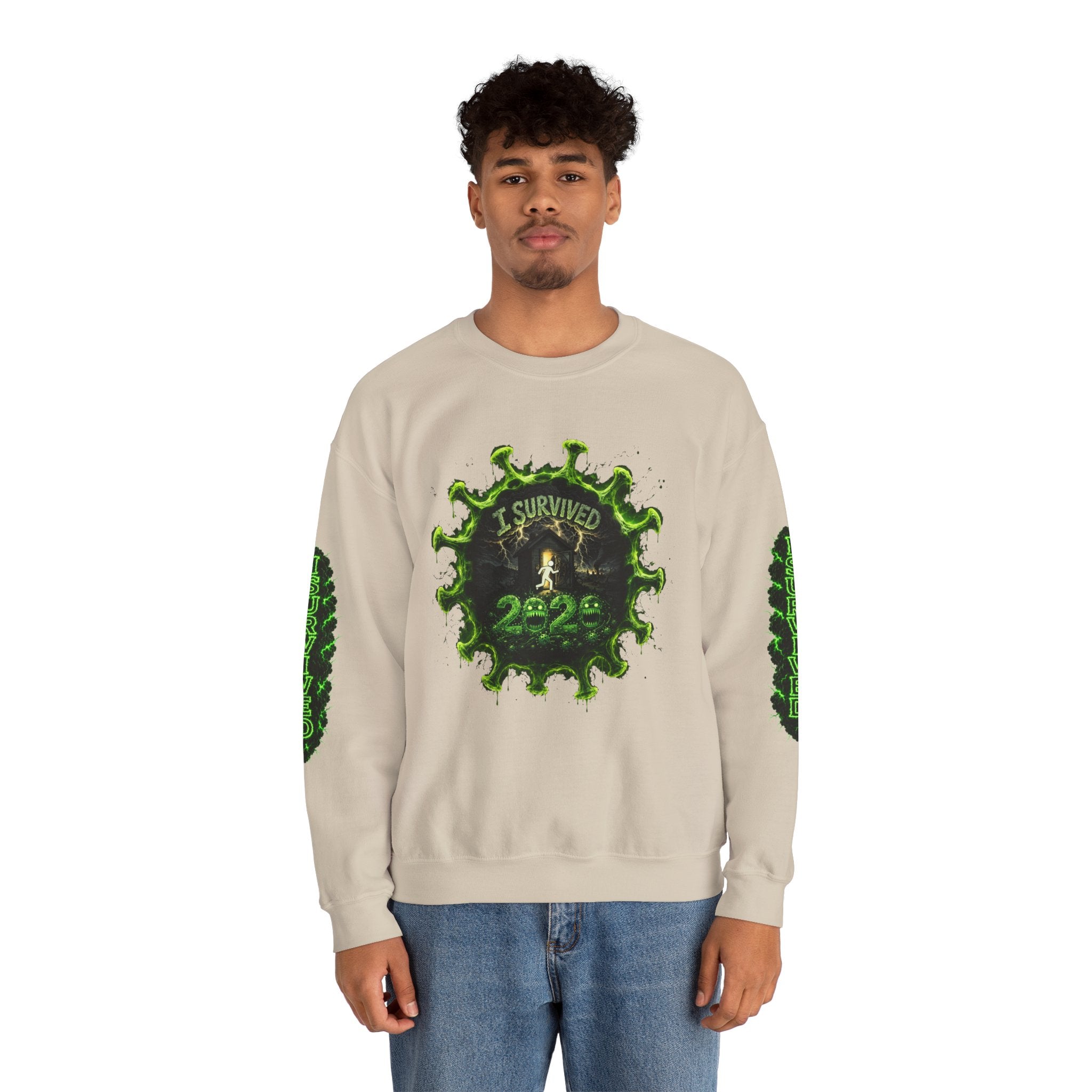 I Survived 2020 — Director's Cut S1:E5 "Delivery Doomsday" | Pandemic Edition Unisex Heavy Blend™ Crewneck Sweatshirt
