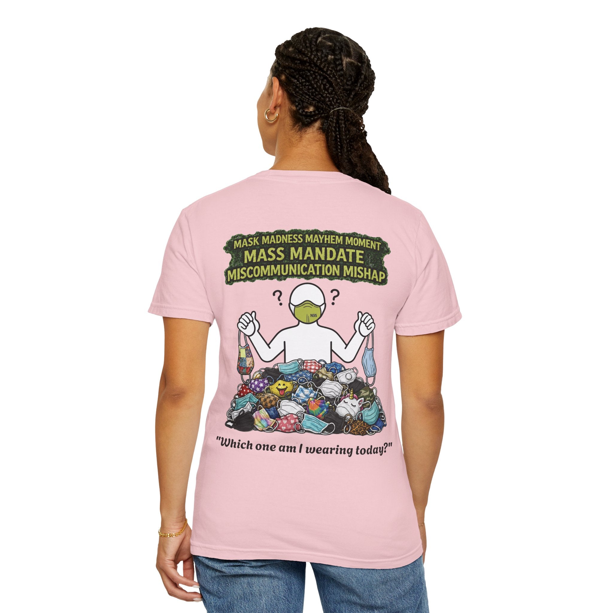 I Survived 2020 — Director's Cut S1:E4 "Mask Madness Mayhem Moment" | Pandemic Edition Unisex Garment-Dyed T-shirt