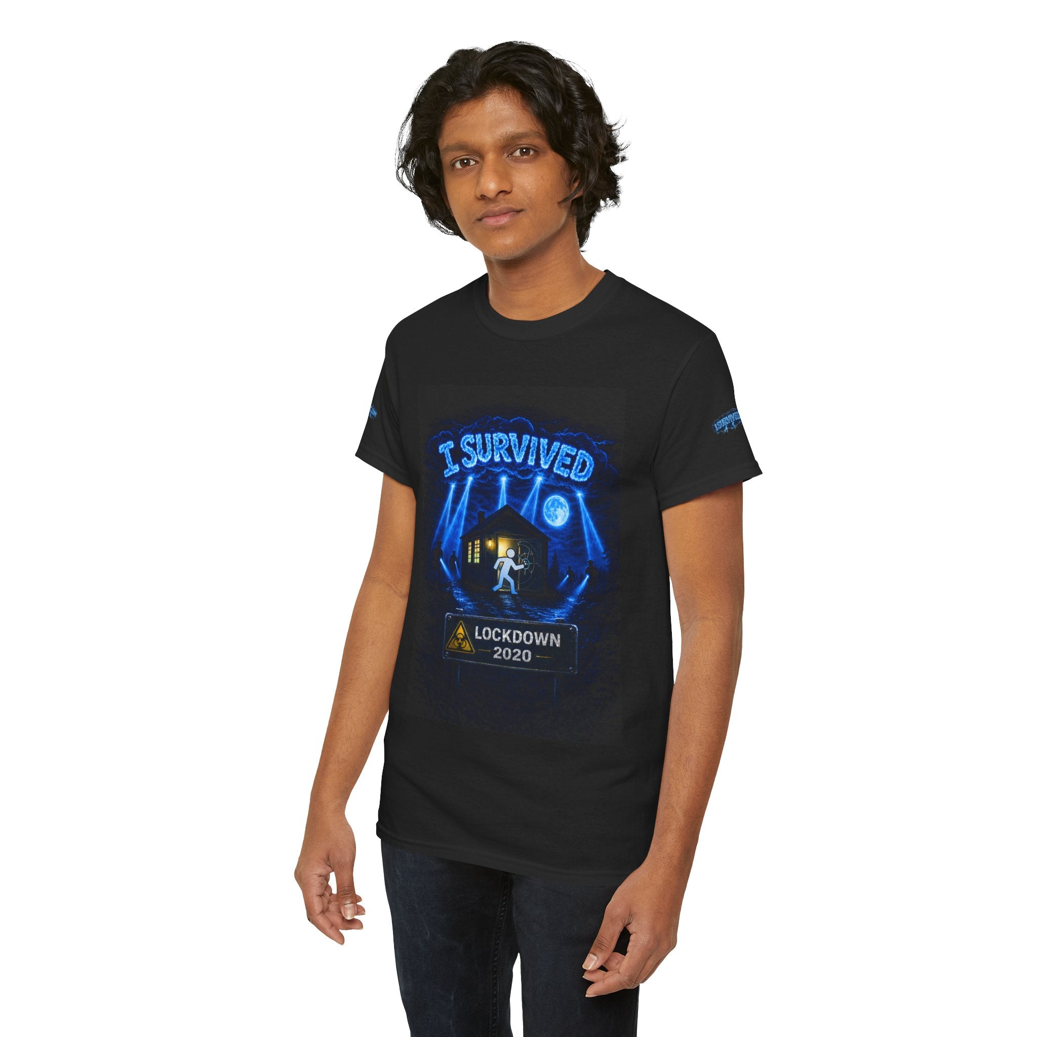 J'ai survécu à 2020 — S3:E1 « Quarantaine » | T-shirt unisexe en coton épais édition Confinement (ÉDITION SPÉCIALE)