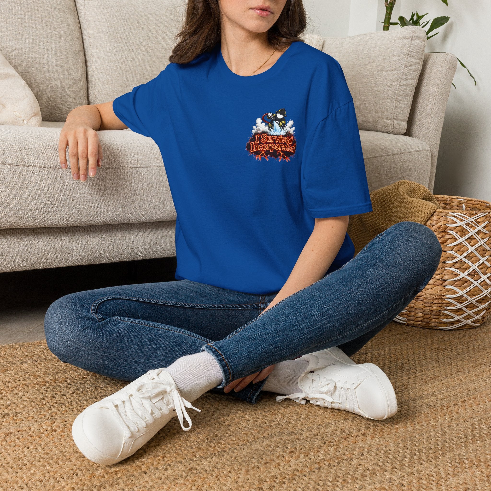 I Survived 2020 — "Please Stand By" Test Pattern Tee Wildfire Signal Edition Summer Premiere Unisex Softstyle T-Shirt