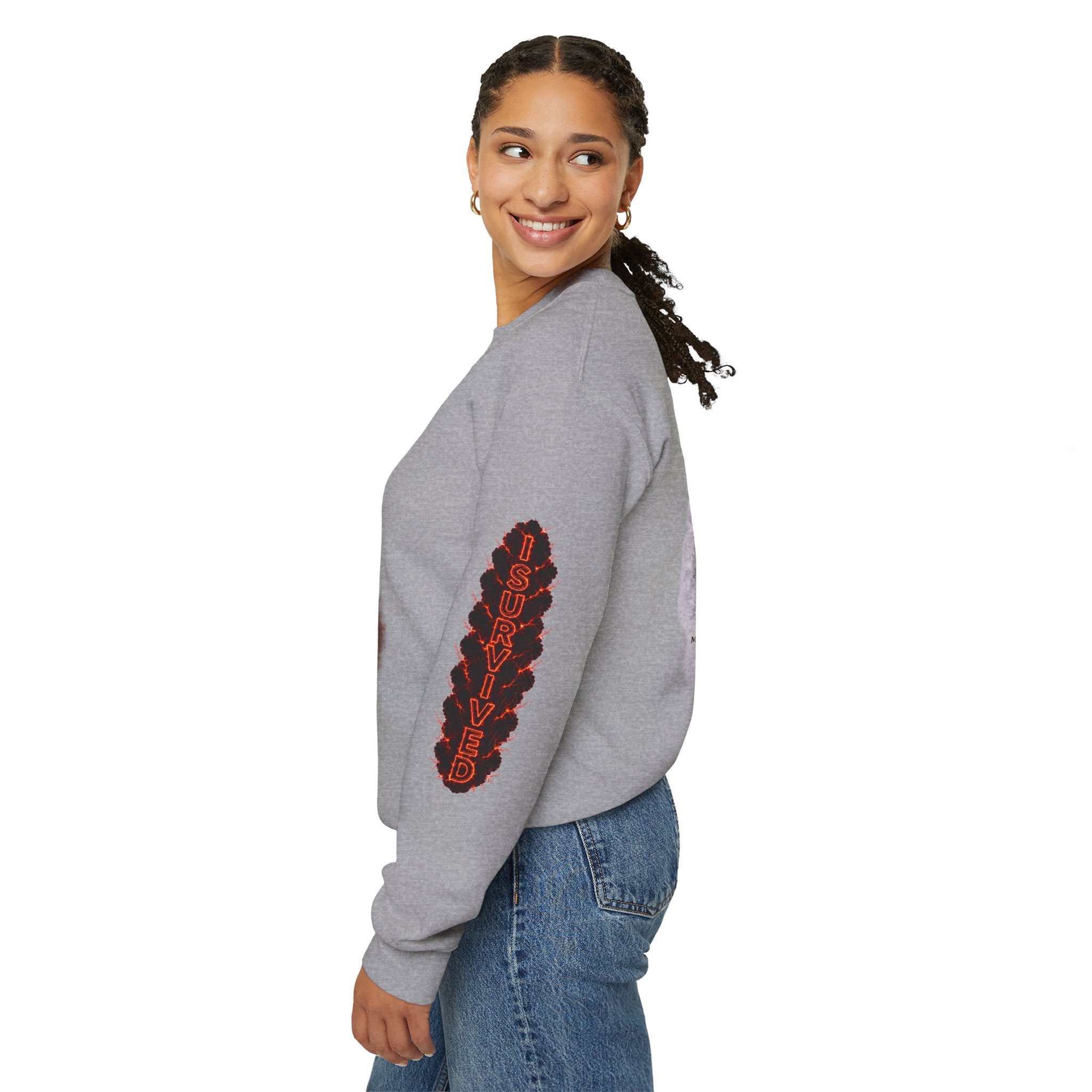 I Survived 2020 — Director's Cut S2:E3 "The California Wildfires" | Wildfire Edition Memorial Unisex Heavy Blend™ Crewneck Sweatshirt