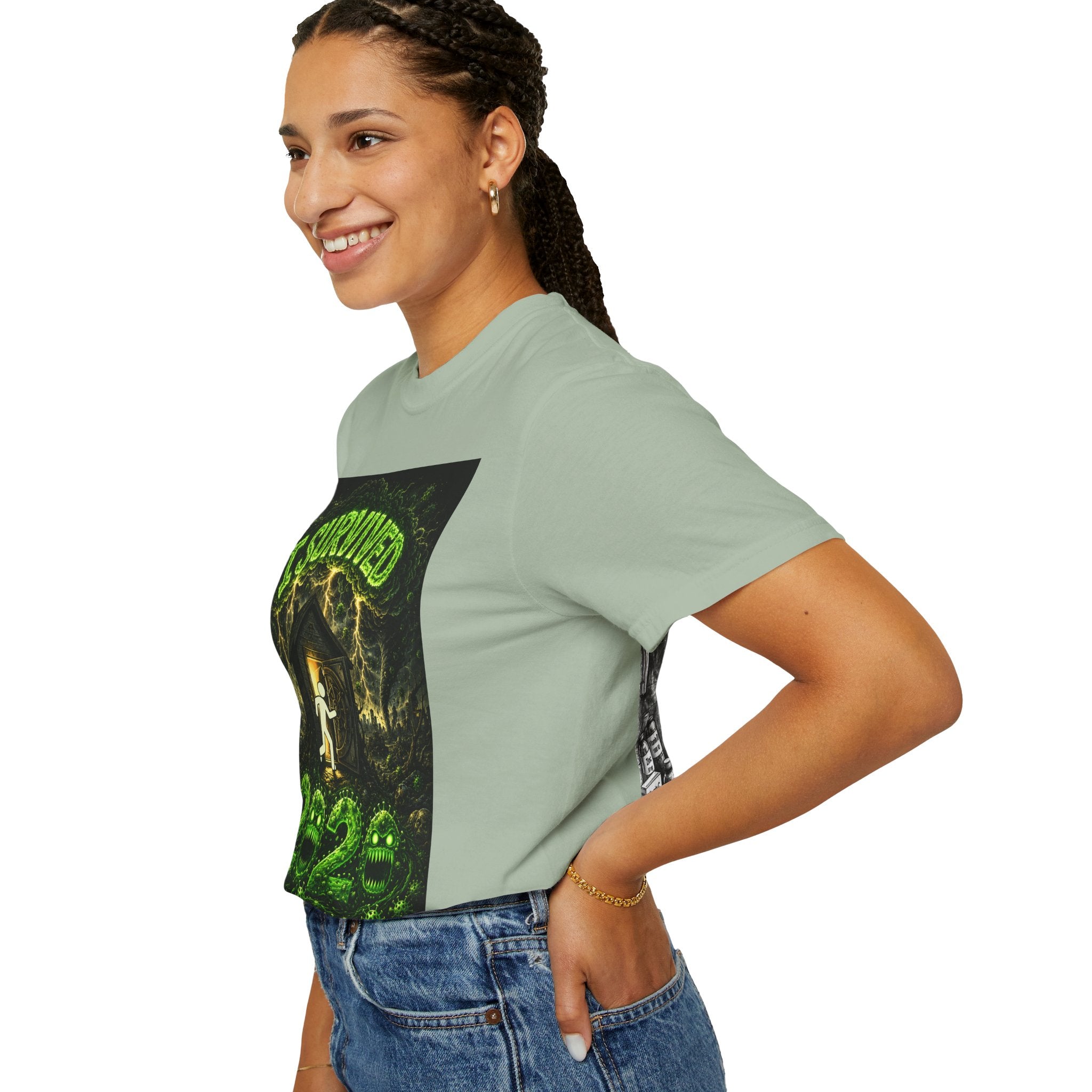 I Survived 2020 — S1:E1 "COVID-19: The Coronavirus" | Pandemic Edition Unisex Garment-Dyed T-shirt
