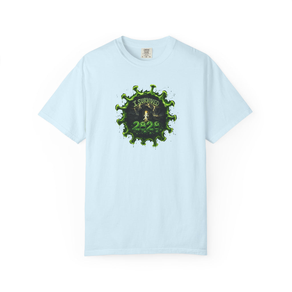I Survived 2020 — PANDEMIC S1:E3: Director's Cut "The Jab!" Unisex Garment-Dyed T-shirt
