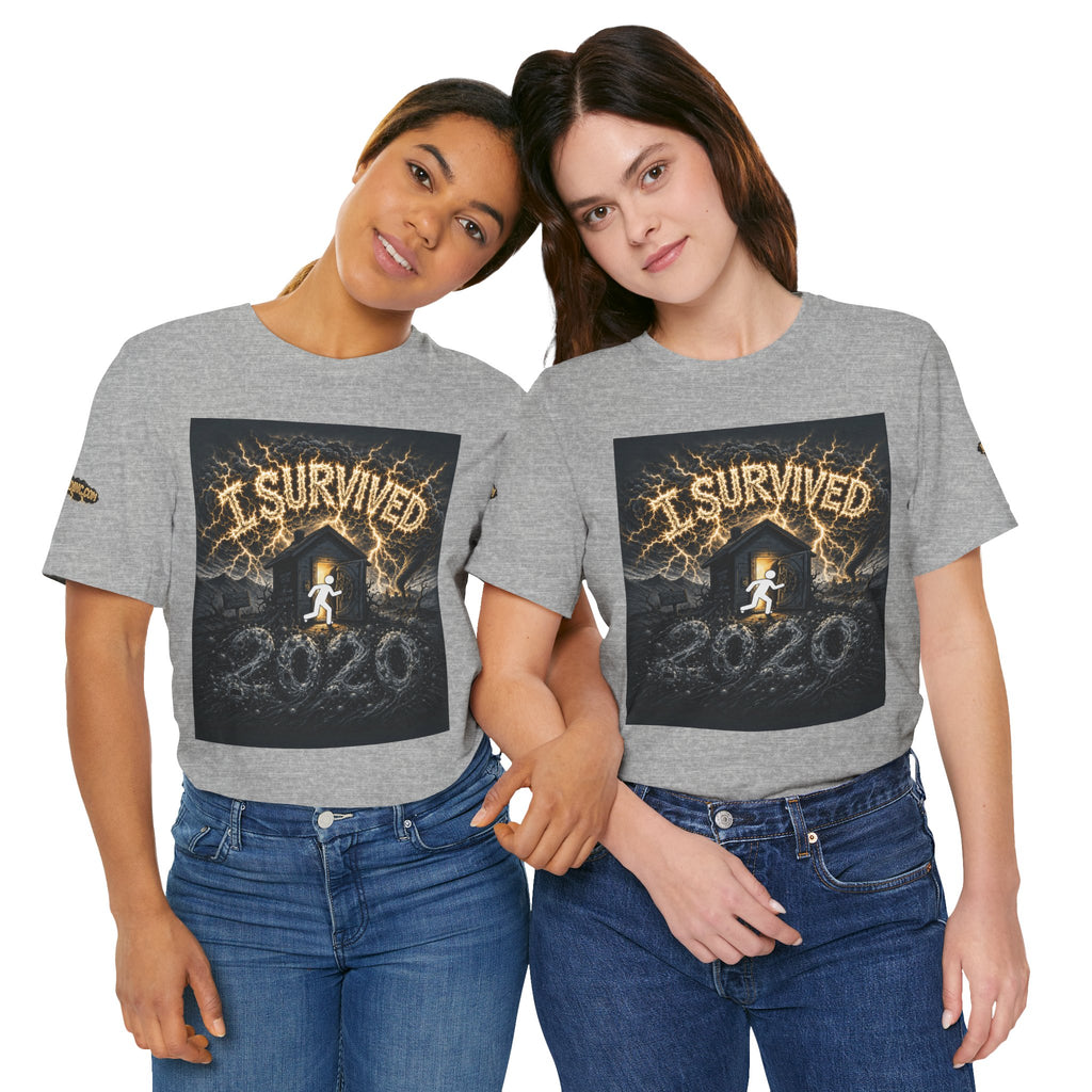 I Survived 2020 — Original Design Teaser Tee | Season 1 Premiere Drop Unisex Jersey Short Sleeve Tee