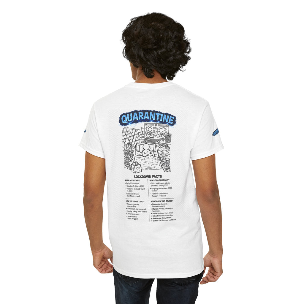 J'ai survécu à 2020 — S3:E1 « Quarantaine » | T-shirt unisexe en coton épais édition Confinement (ÉDITION SPÉCIALE)