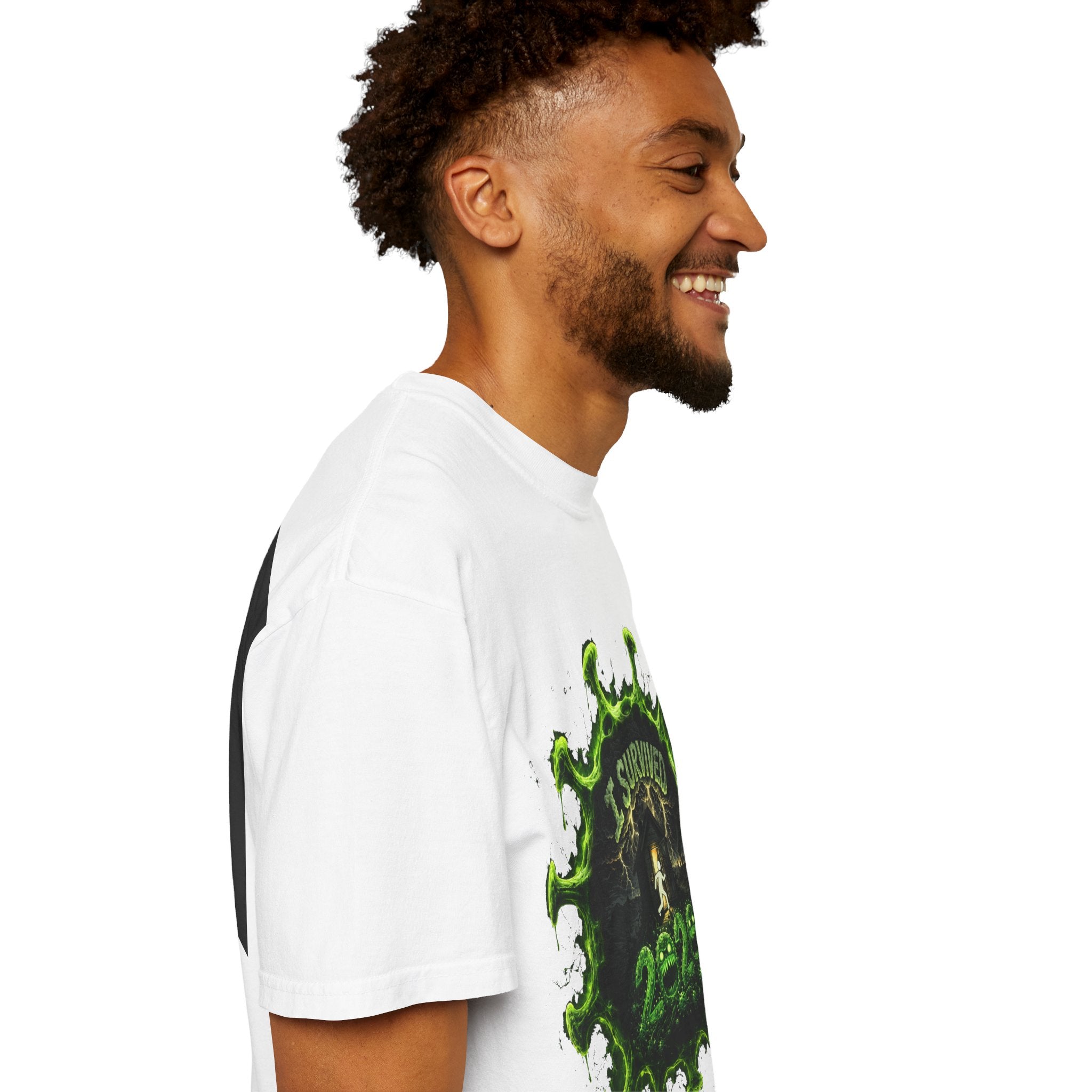 I Survived 2020 — Director's Cut S1:E3 "The Jab!" | Pandemic Edition Unisex Garment-Dyed T-shirt