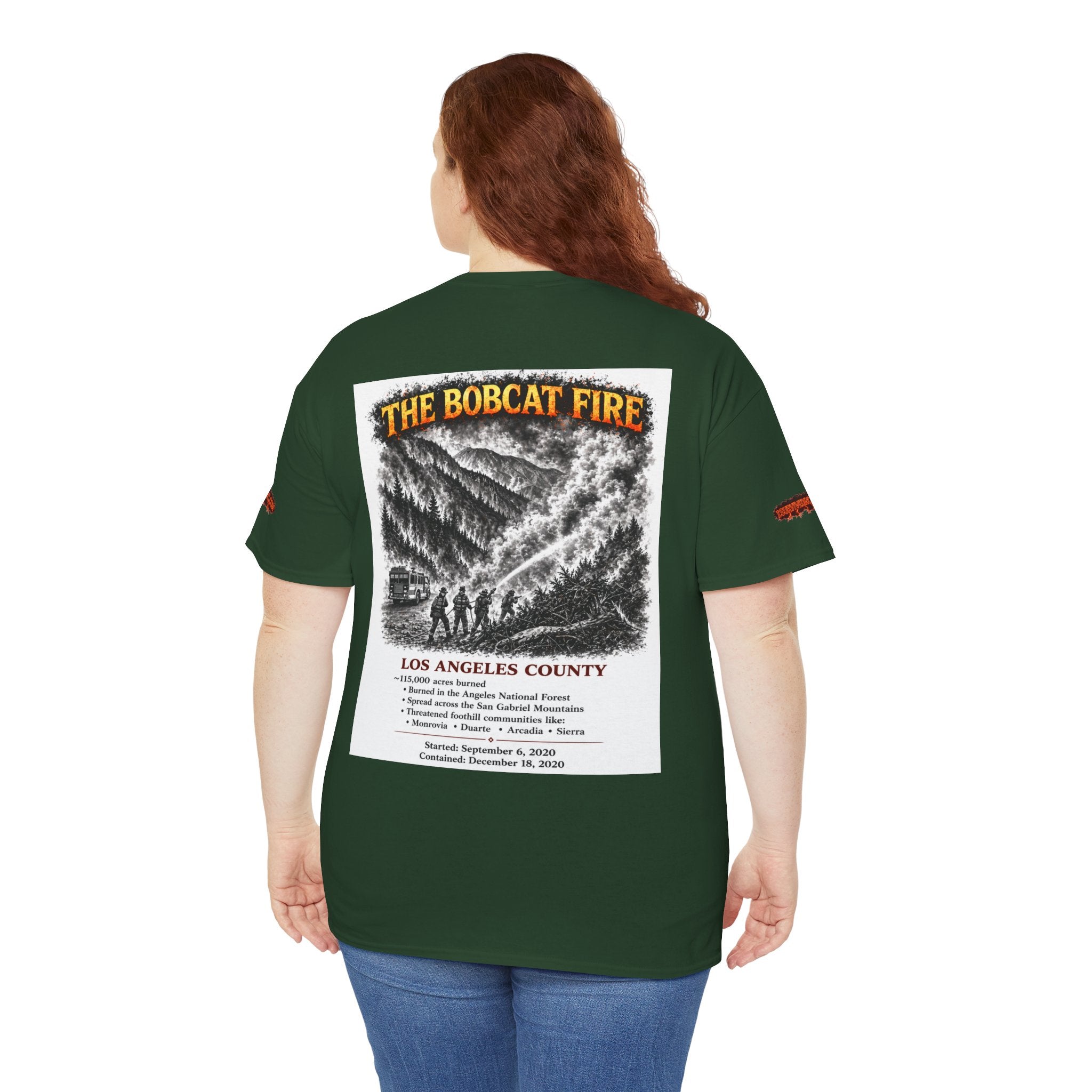 I Survived 2020 — S2:E2 "The Bobcat Fire" | Wildfire Edition Memorial Unisex Heavy Cotton Tee (SPECIAL EDITION)