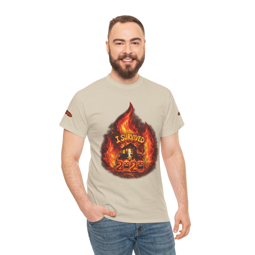 I Survived 2020 — Director's Cut S2:E1 "Berry Creek" | Wildfire Edition Memorial Unisex Heavy Cotton Tee (SPECIAL EDITION)
