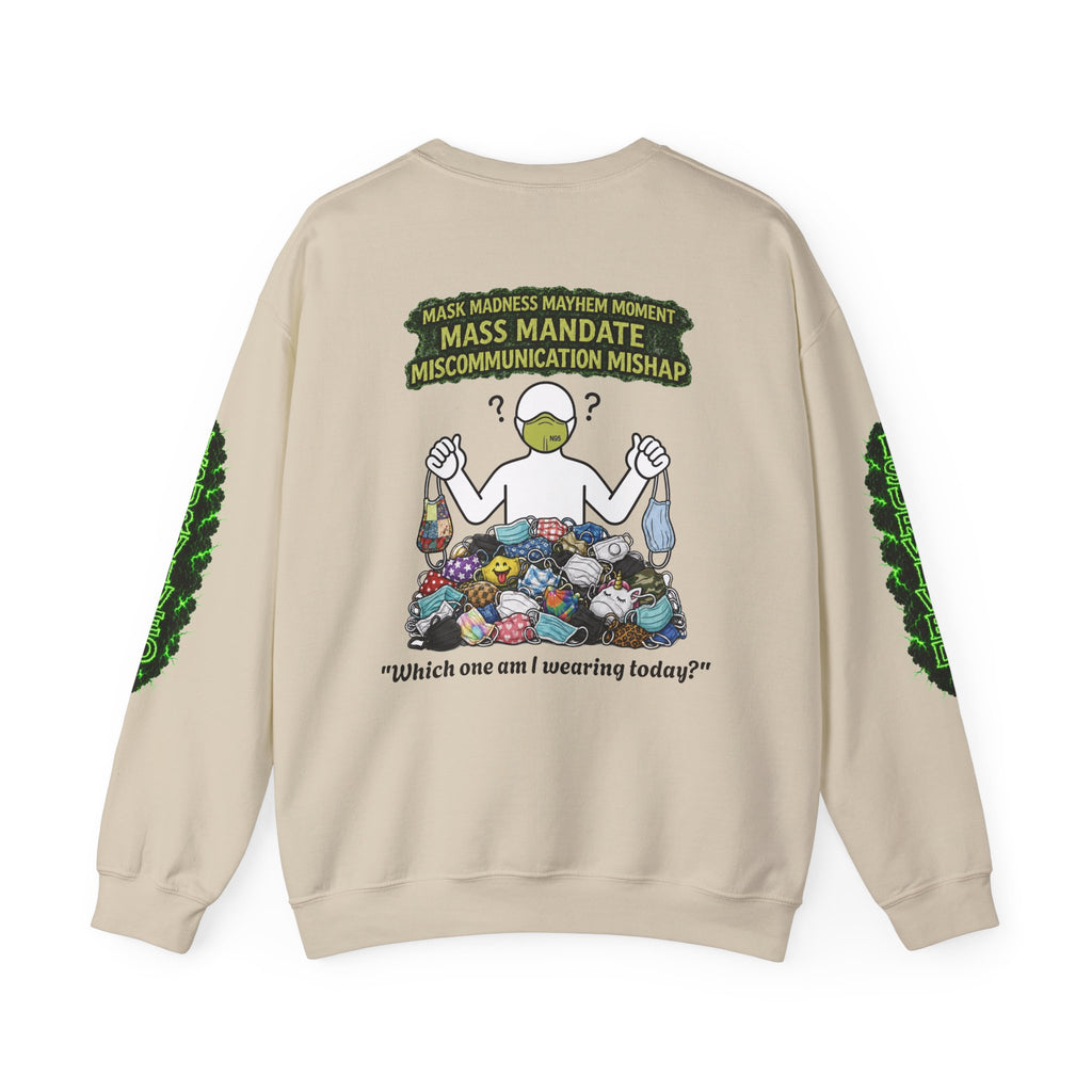 I Survived 2020 — Director's Cut S1:E4 "Mask Madness Mayhem Moment" | Pandemic Edition Unisex Heavy Blend™ Crewneck Sweatshirt