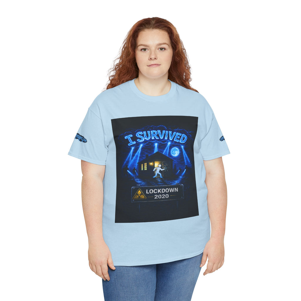 I Survived 2020 — S3:E3 "Remote Schooling" | Lockdown Edition Documentary Unisex Heavy Cotton Tee (SPECIAL EDITION)