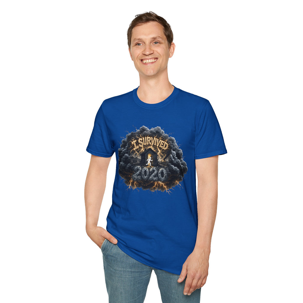 I Survived 2020 — Director's Cut Original Design Teaser Tee | Season 1 Premiere Drop Unisex Softstyle T-Shirt