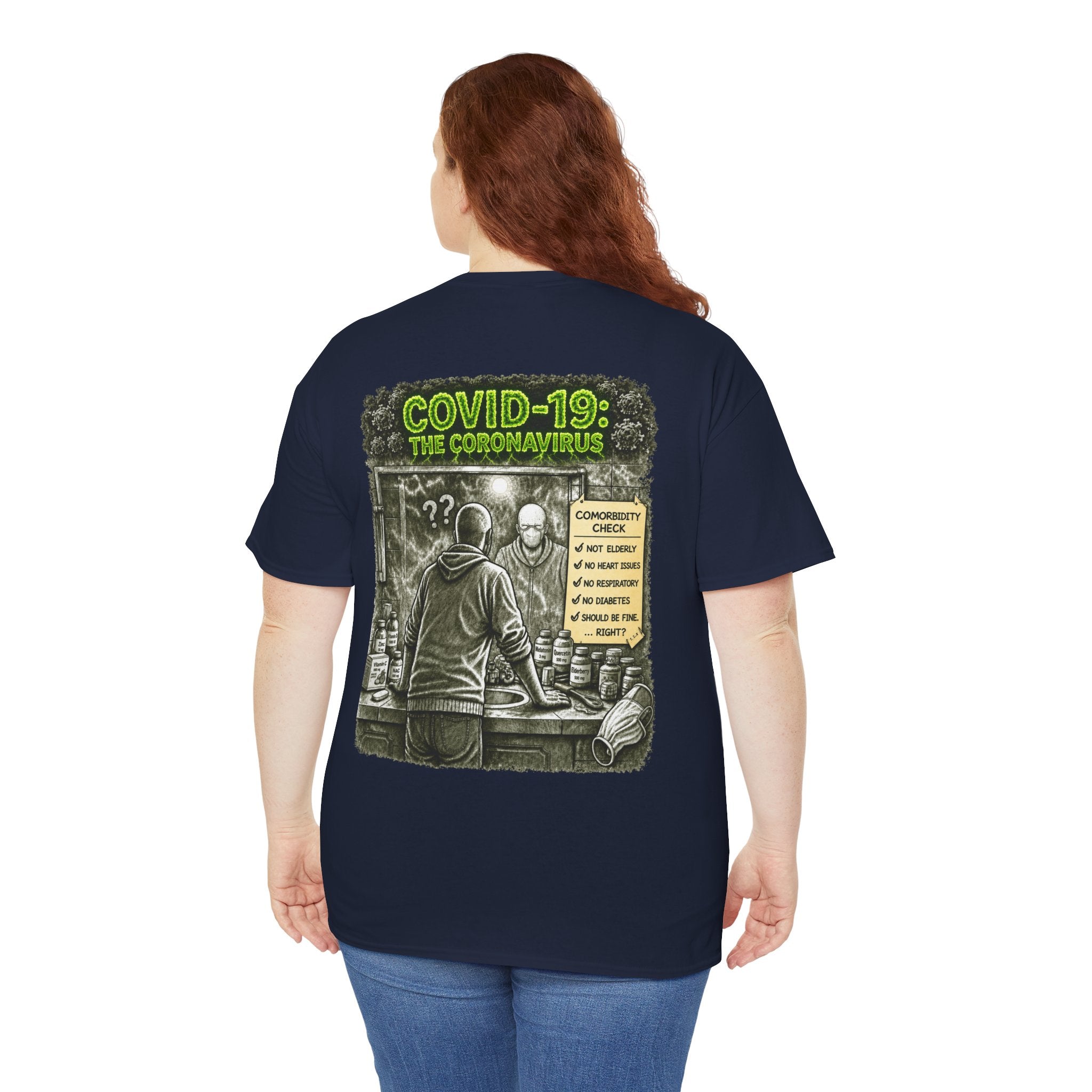 I Survived 2020 — PANDEMIC S1:E1: Director's Cut "COVID-19: The Coronavirus" Unisex Heavy Cotton Tee