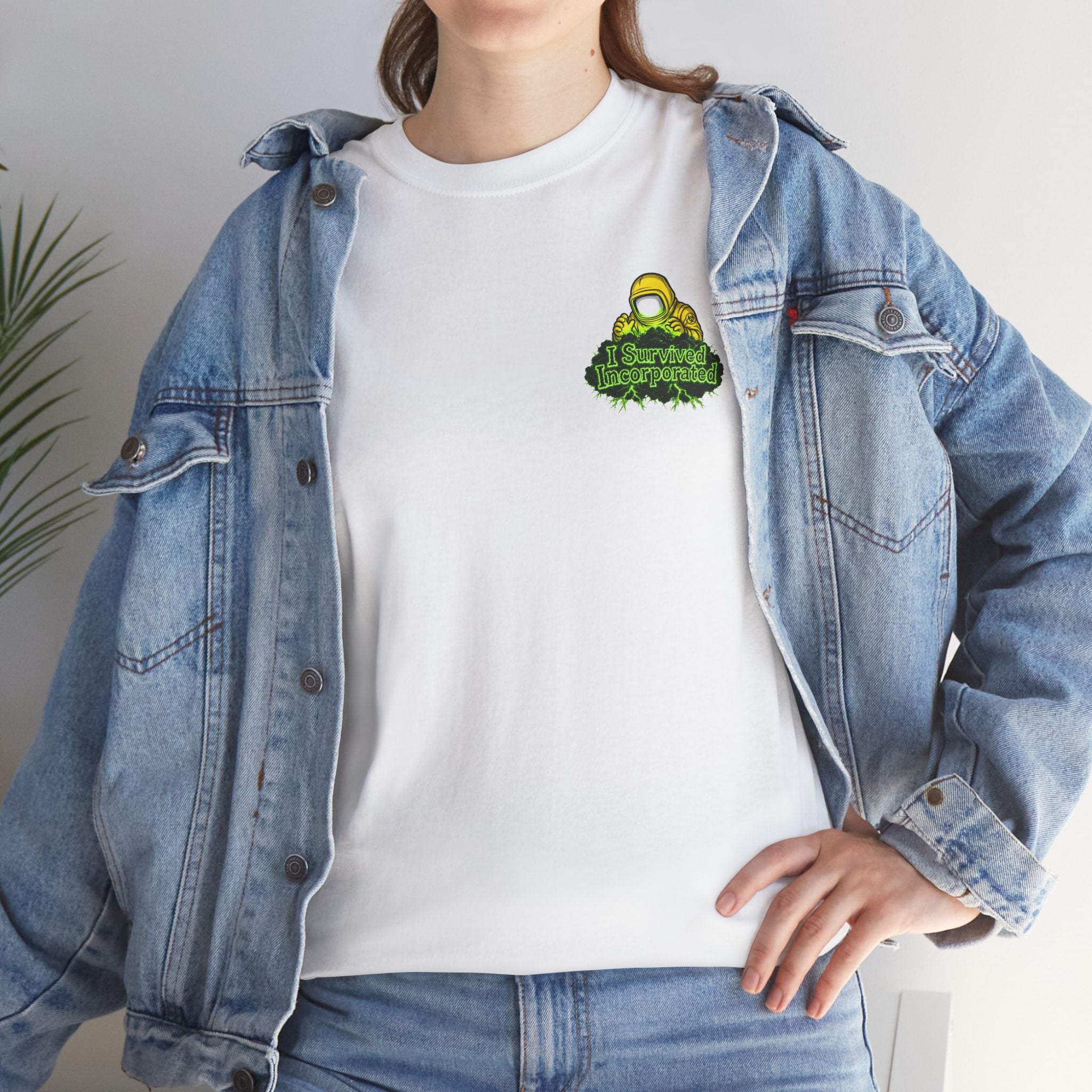 I Survived 2020 — "Please Stand By" Test Pattern Toxic Signal Tee Summer Premiere Unisex Heavy Cotton Tee