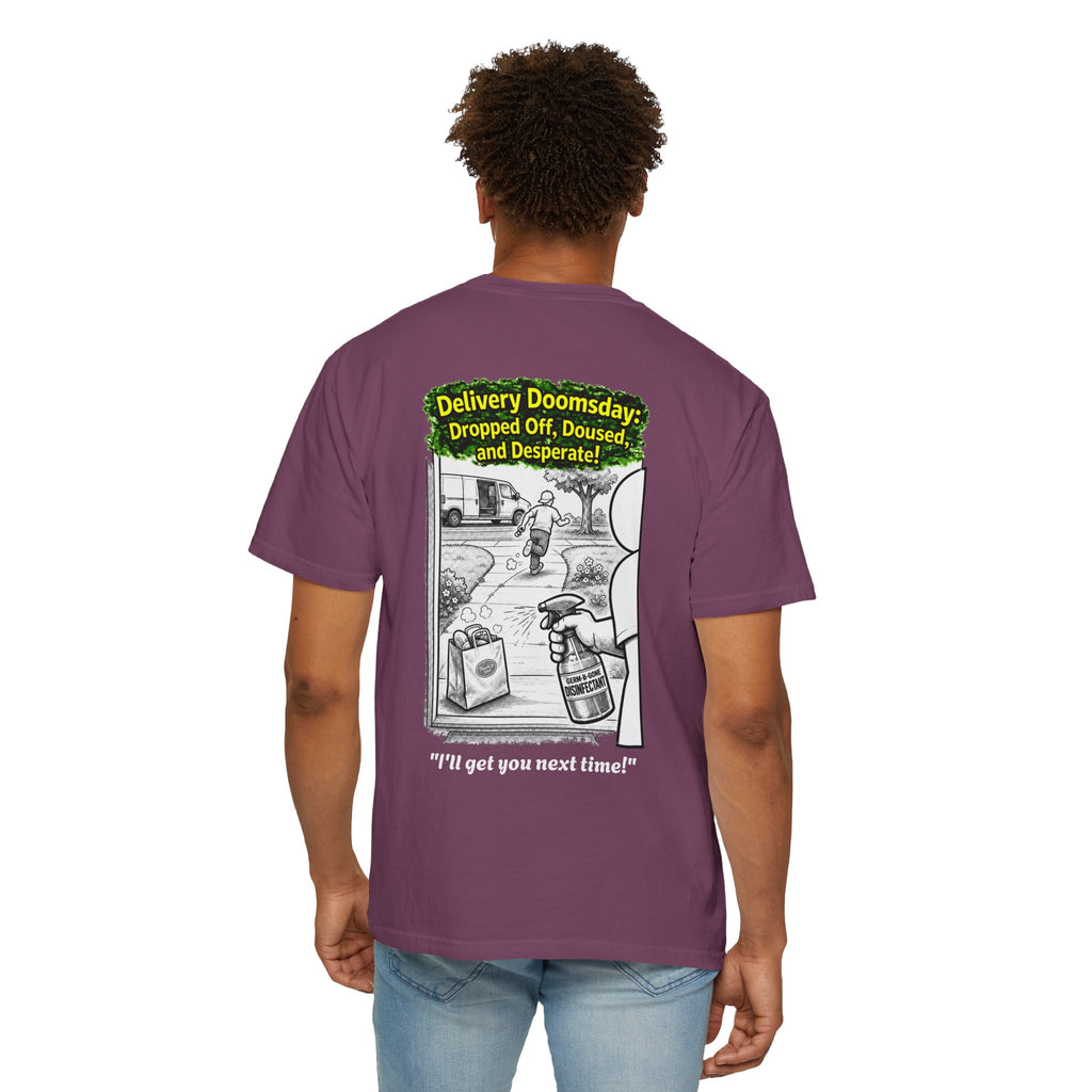 I Survived 2020 — PANDEMIC S1:E5: Director's Cut "Delivery Doomsday" Unisex Garment-Dyed T-shirt