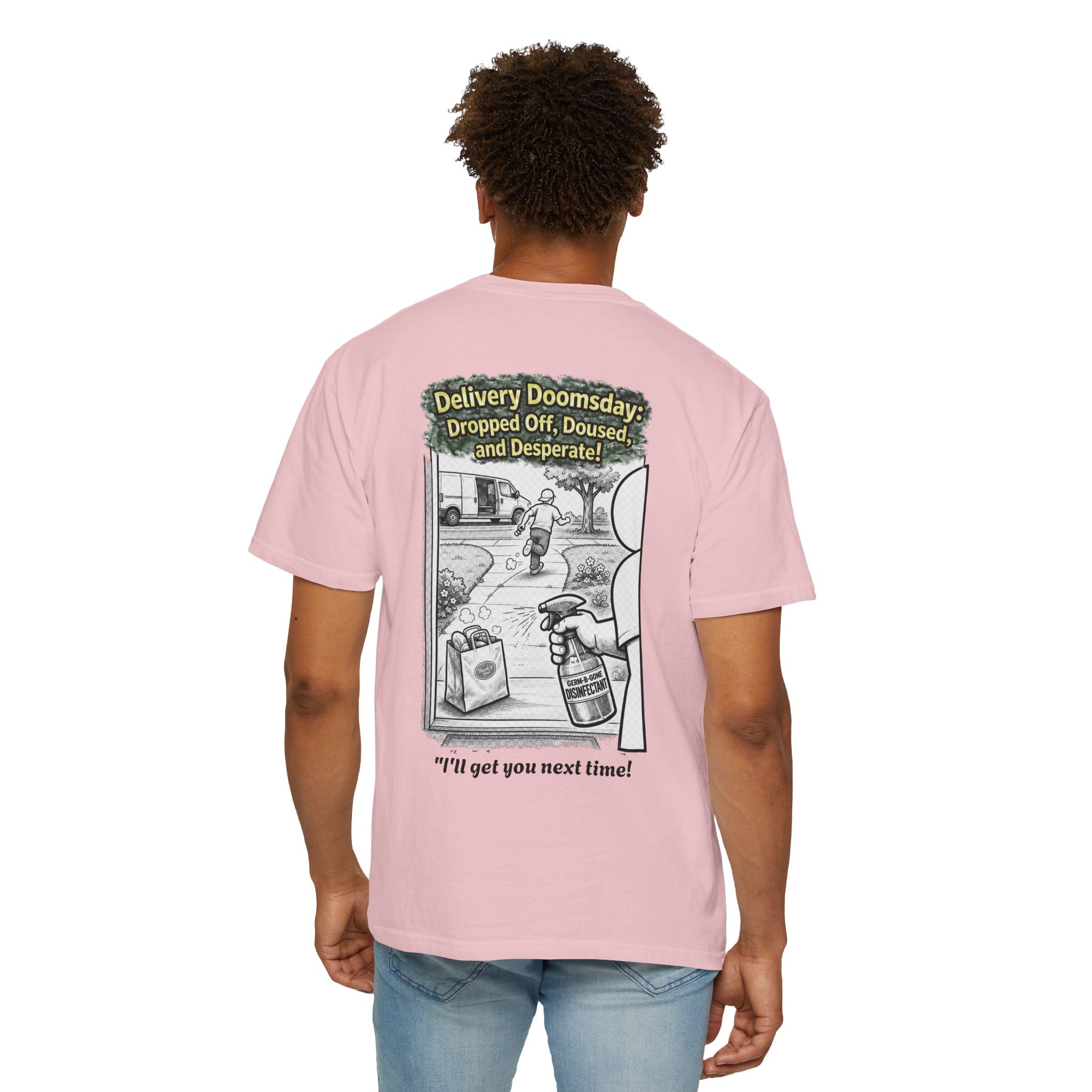 I Survived 2020 — Director's Cut S1:E5 "Delivery Doomsday" | Pandemic Edition Unisex Garment-Dyed T-shirt