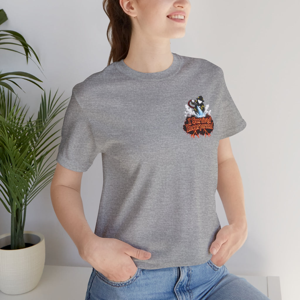 I Survived 2020 — "Please Stand By" Test Pattern Tee Wildfire Signal Edition Summer Premiere Unisex Jersey Short Sleeve Tee