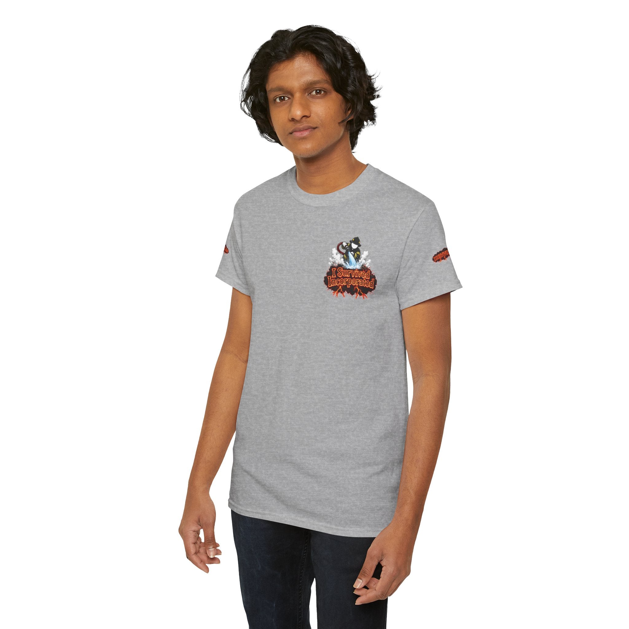 I Survived 2020 — "Please Stand By" Test Pattern Tee Wildfire Signal Special Edition Summer Premiere Unisex Heavy Cotton Tee